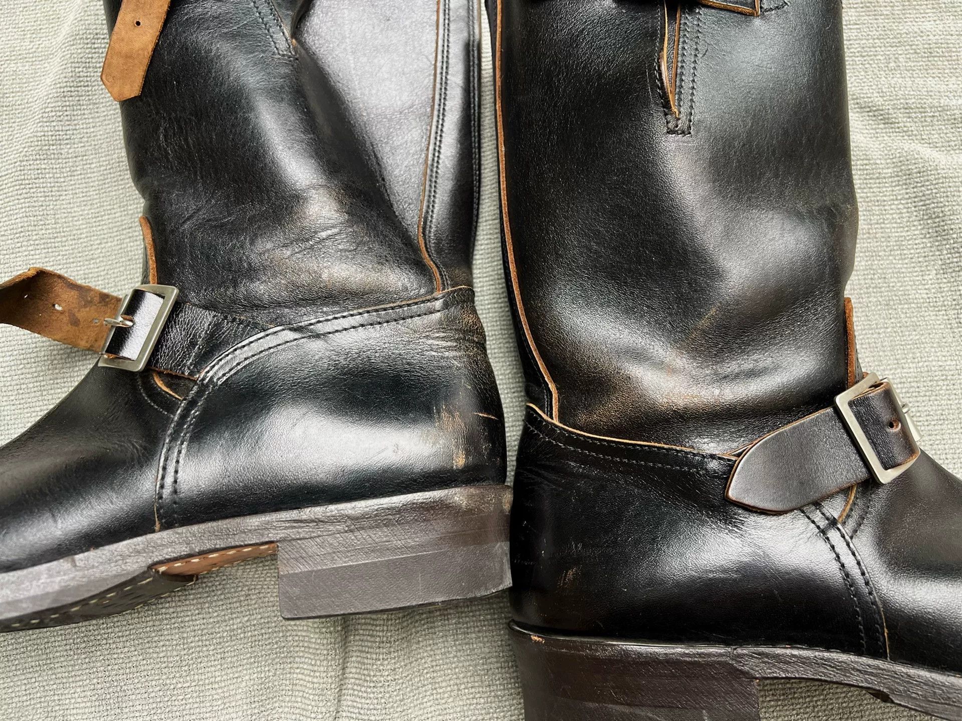 Buco Buco Engineer Boots in Black Leather Size US 8 / EU 41 - 4 Thumbnail