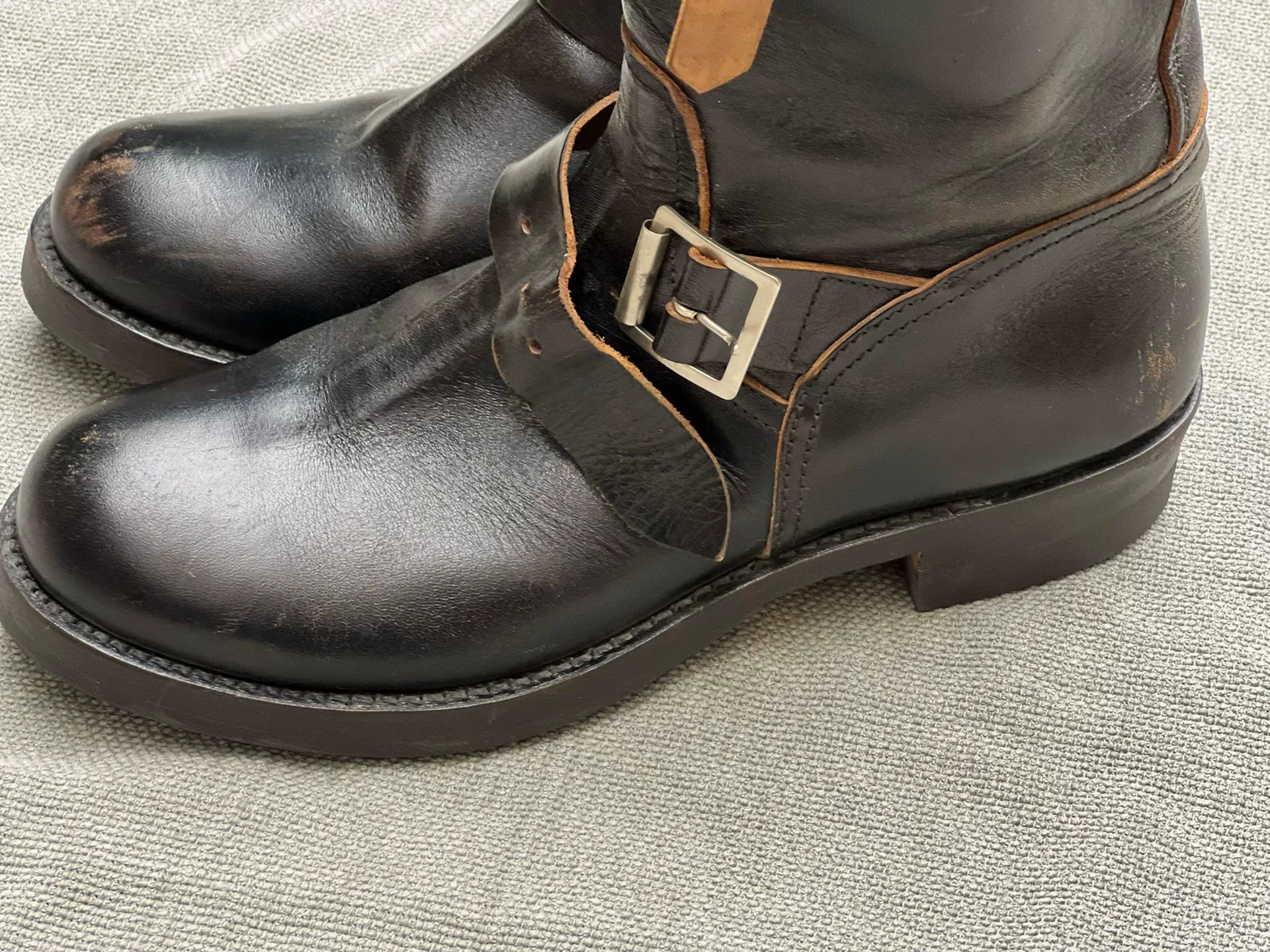 Buco Buco Engineer Boots in Black Leather Size US 8 / EU 41 - 2 Thumbnail