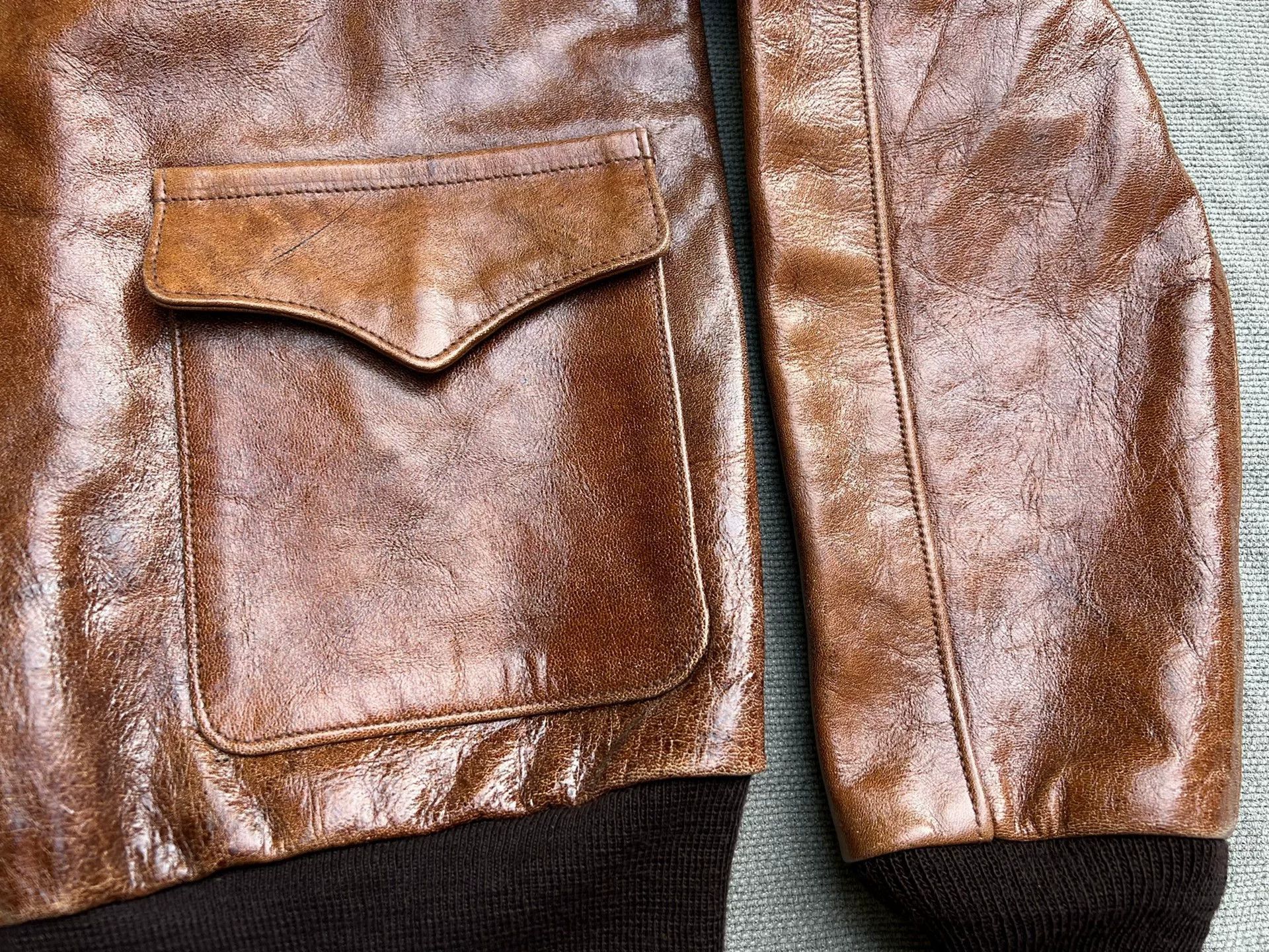 The Real McCoy's Real Mccoy Hand-Dyed A-2 Jacket Size US M / EU 48-50 / 2 - 4 Thumbnail