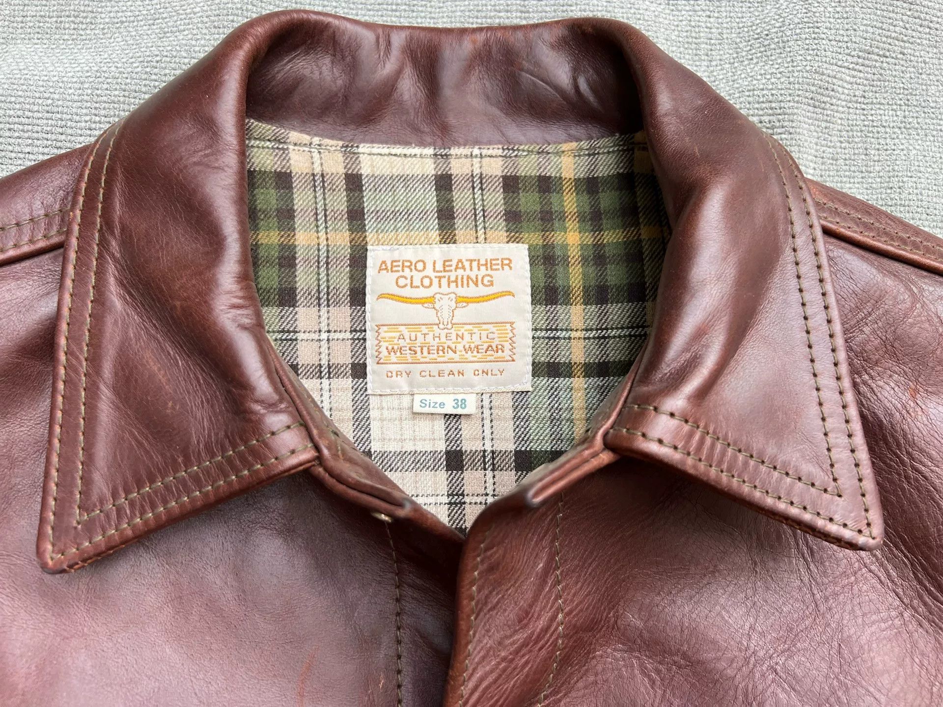 Aero Leathers Aero Leather Brown Custom Jacket Size US M / EU 48-50 / 2 - 2 Thumbnail