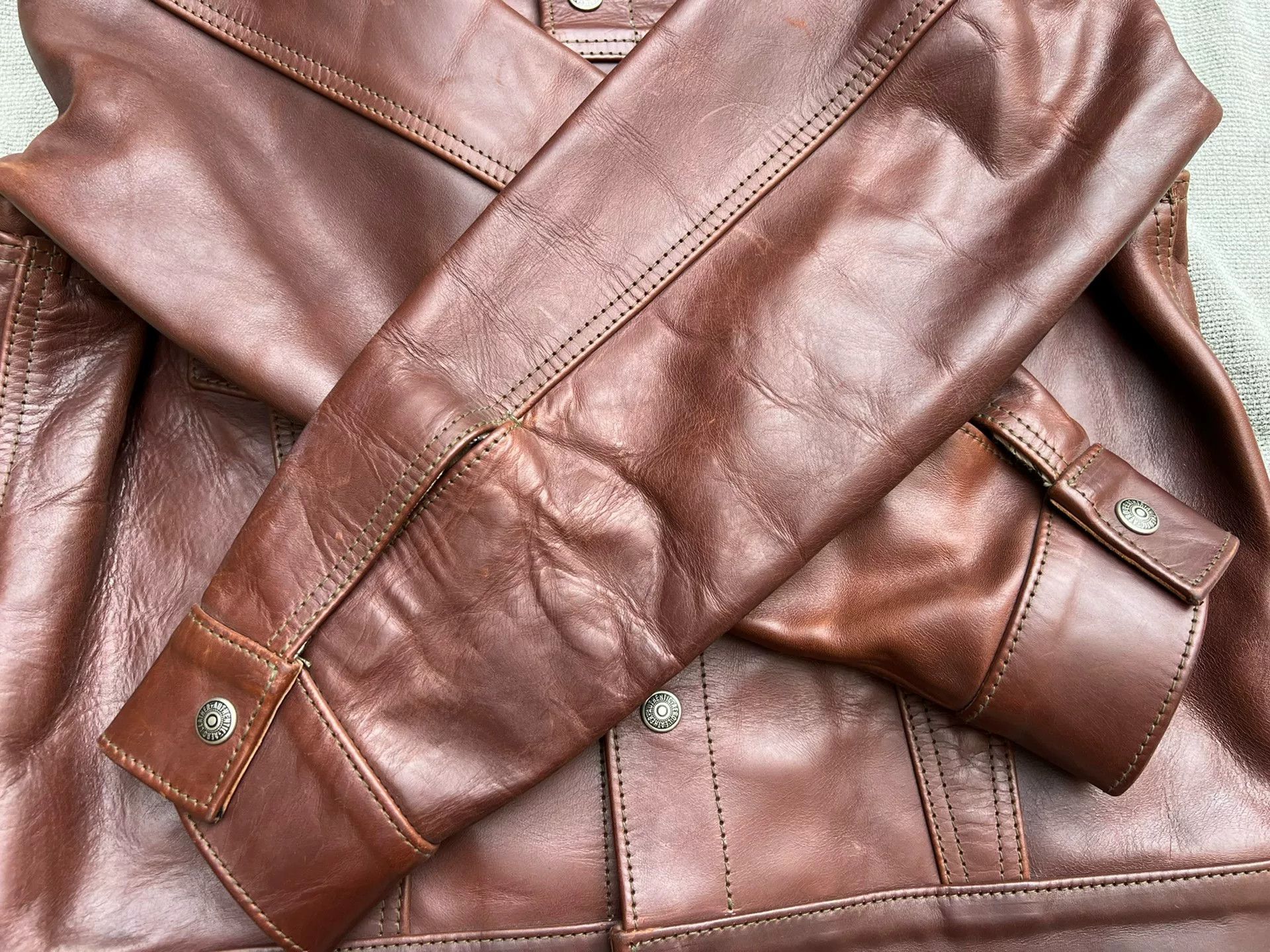 Aero Leathers Aero Leather Brown Custom Jacket Size US M / EU 48-50 / 2 - 4 Thumbnail