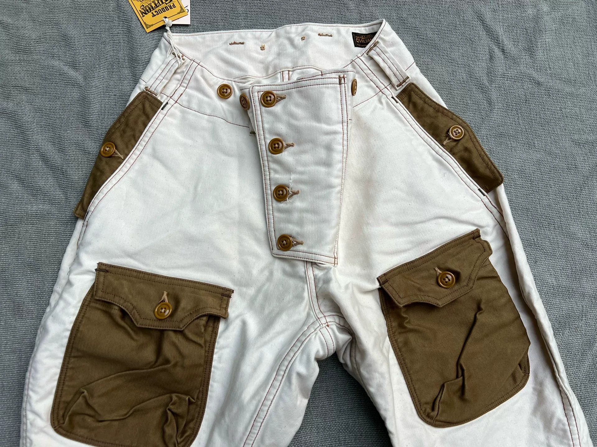 Freewheelers Freewheelers S-3 Flight Pants in Beige Size US 30 / EU 46 - 3 Thumbnail
