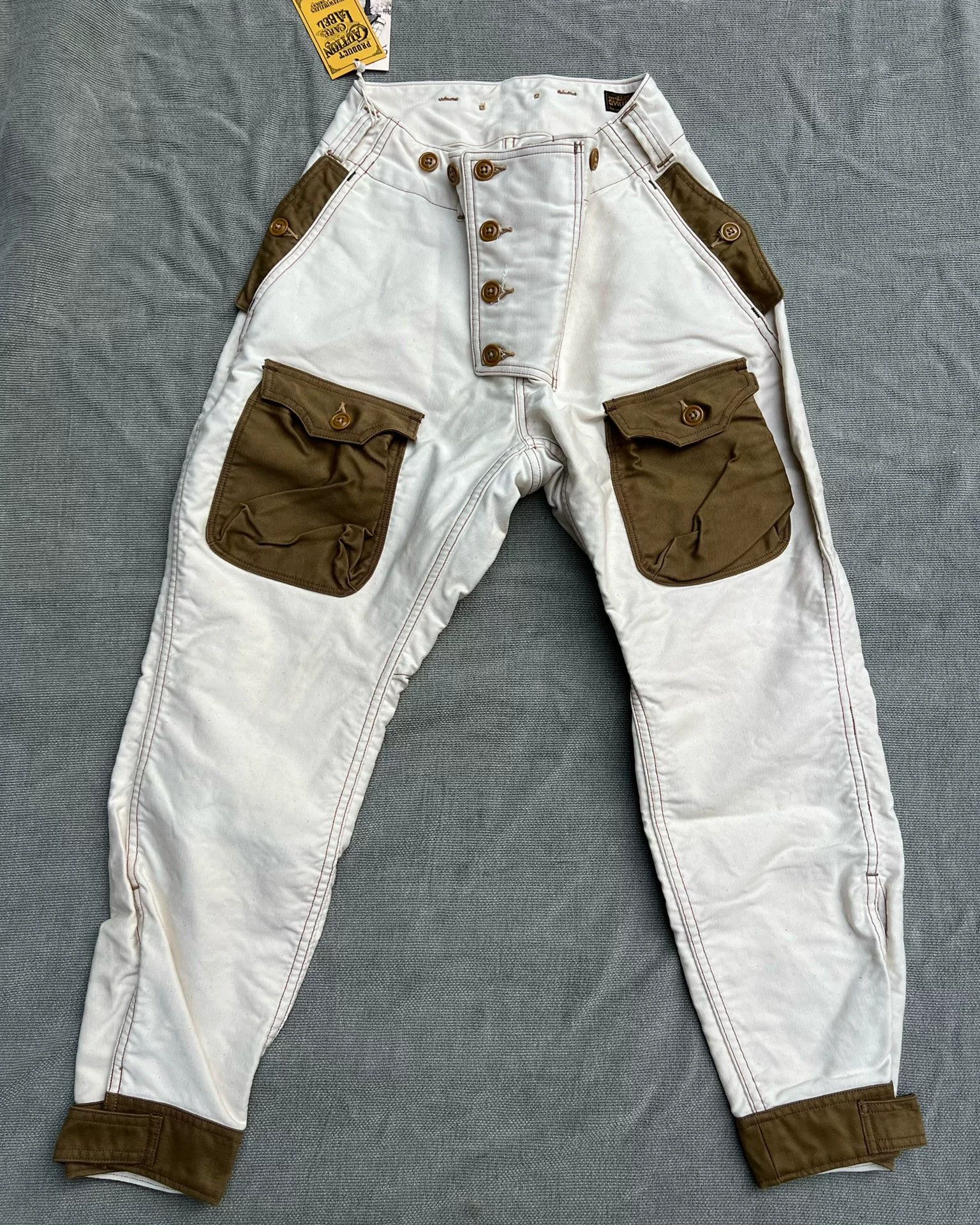 Freewheelers Freewheelers S-3 Flight Pants in Beige Size US 30 / EU 46 - 2 Thumbnail