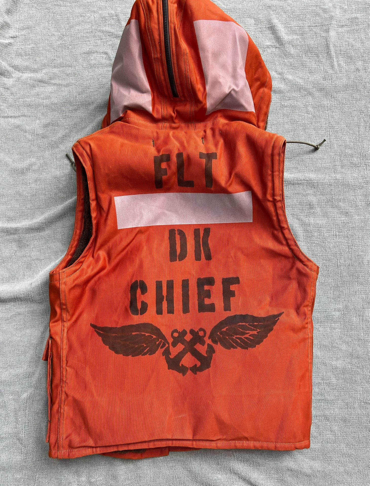 Freewheelers FREEWHEELERS Orange Hooded Vest Size US M / EU 48-50 / 2 - 8 Thumbnail