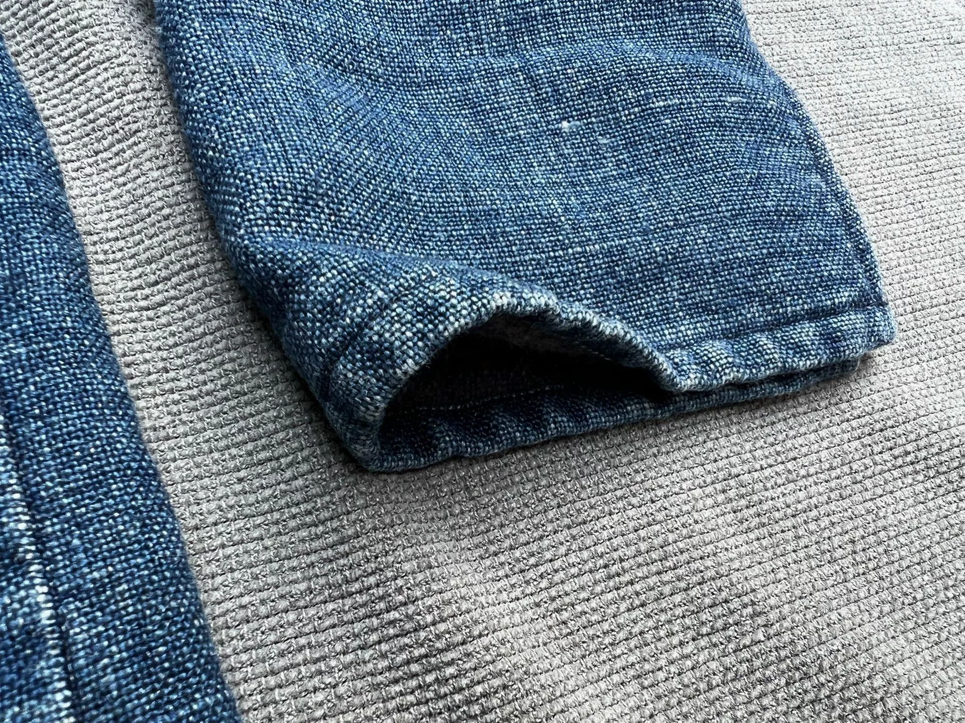 Soulive Japanese Blue Linen Kimono Style Garment Size US S / EU 44-46 / 1 - 5 Thumbnail