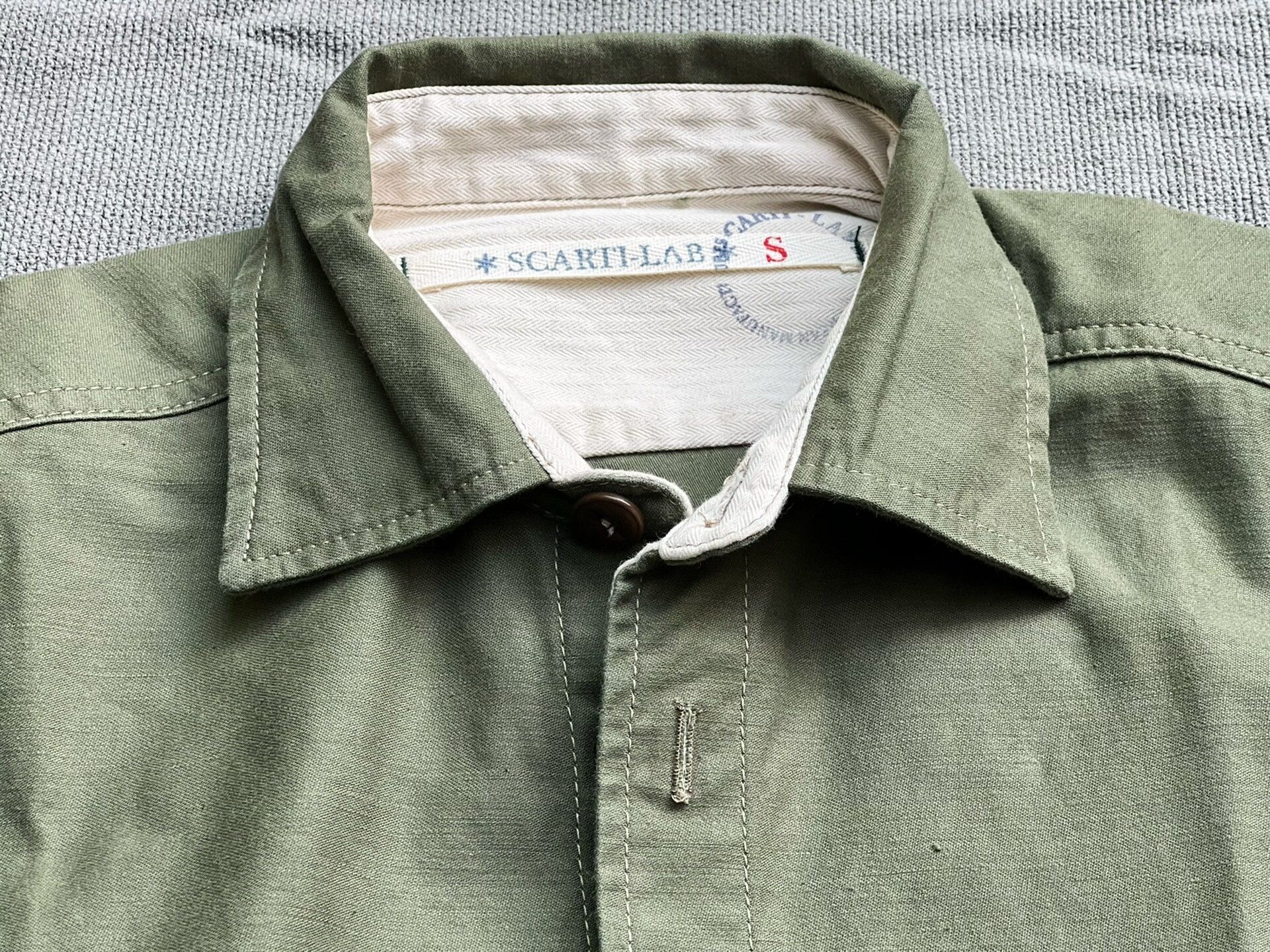 Scarti-Lab Classic Scarti Lab Shirt Jacket in Green Size S / US 4 / IT 40 - 2 Thumbnail