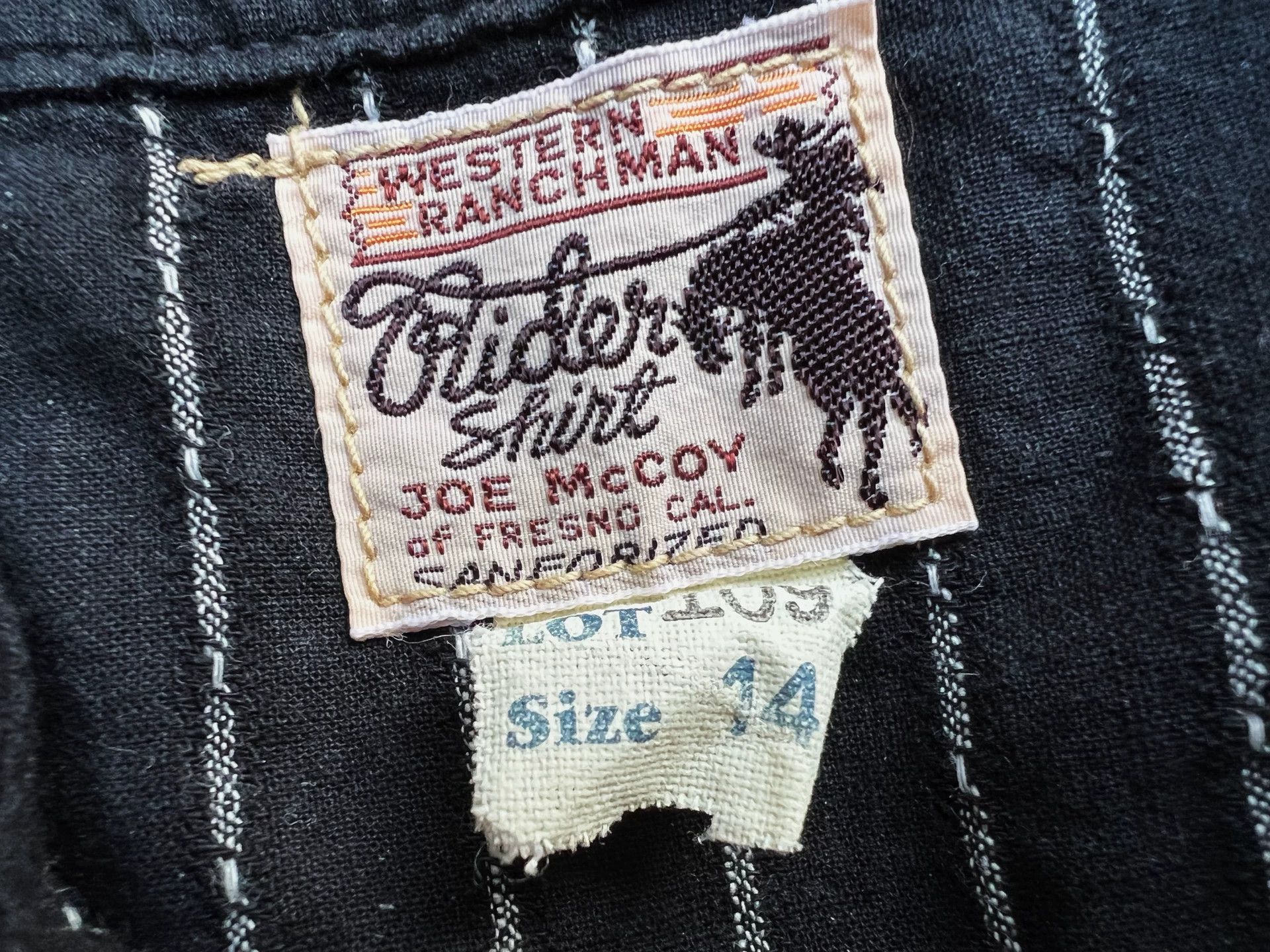 The Real McCoy's Joe Mccoy Vintage Western Shirt Size US S / EU 44-46 / 1 - 3 Thumbnail