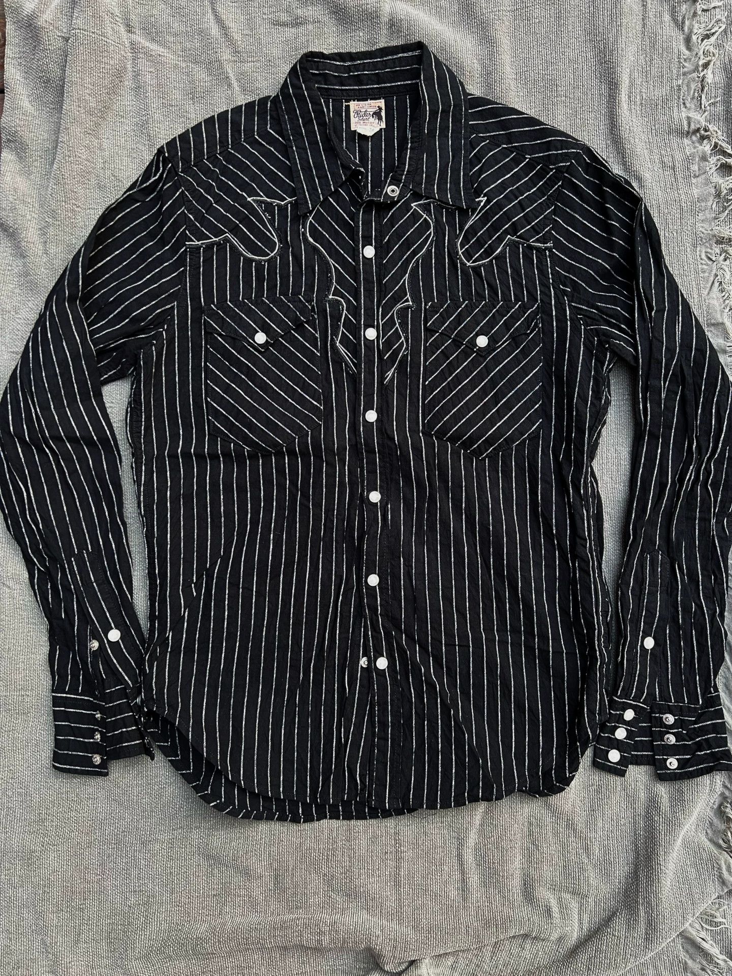 The Real McCoy's Joe Mccoy Vintage Western Shirt Size US S / EU 44-46 / 1 - 4 Thumbnail
