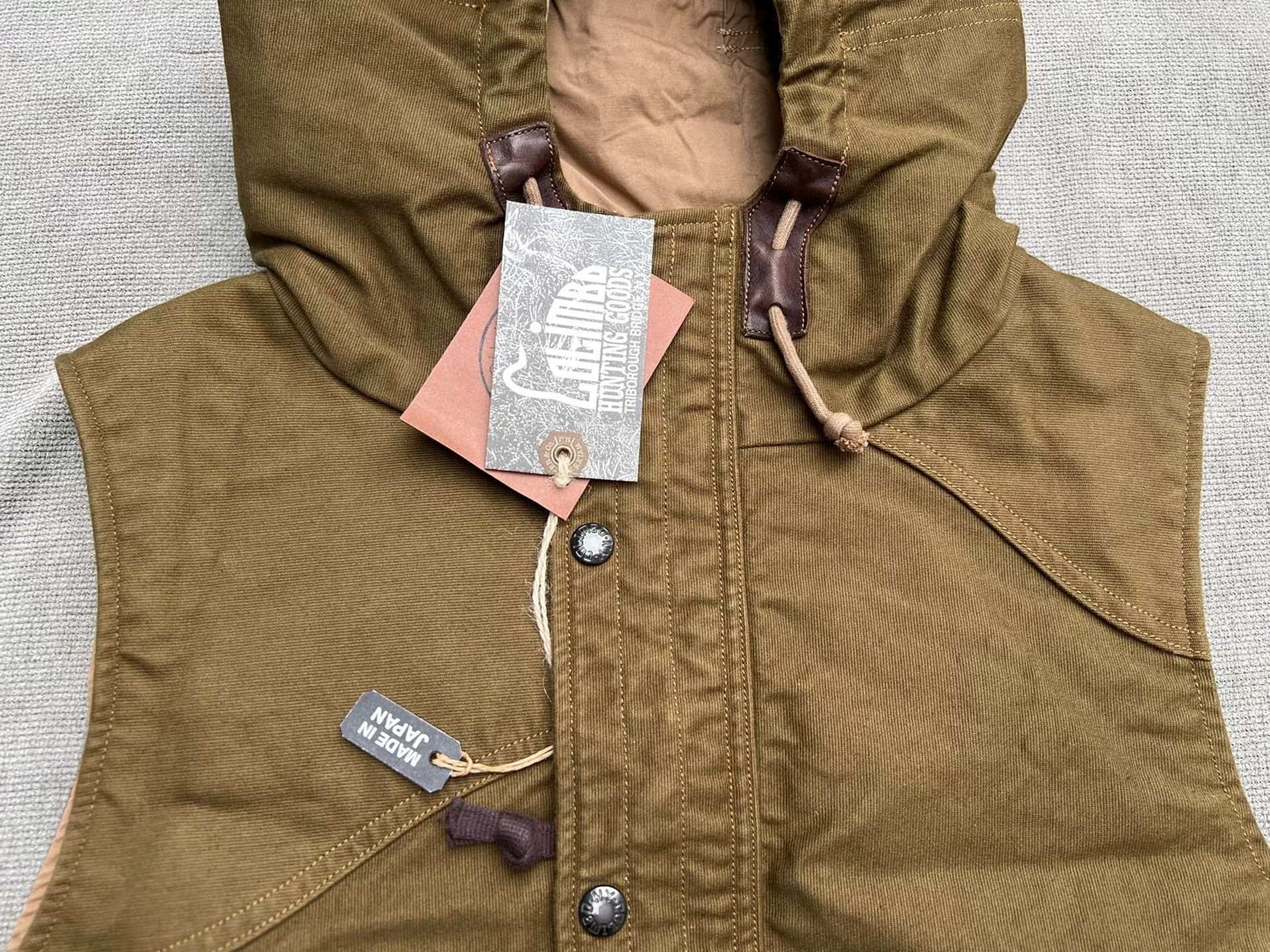 COLIMBO Colimbo Hooded Vest in Dark Khaki Size US M / EU 48-50 / 2 - 2 Thumbnail
