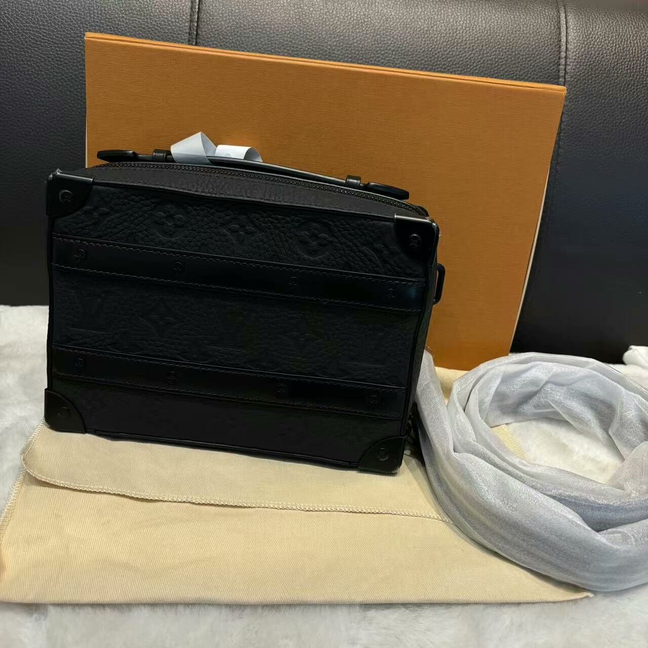 Louis Vuitton LV Black Soft Trunk Bag with Adjustable Strap Size ONE SIZE - 2 Thumbnail