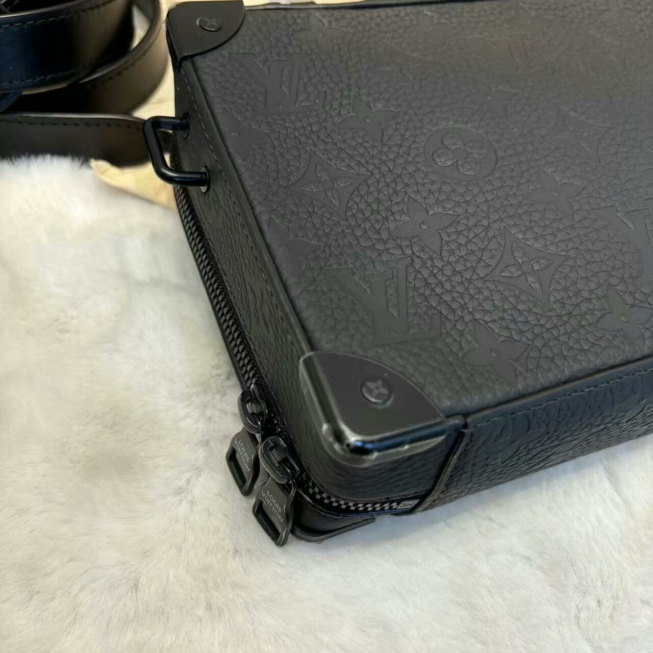 Louis Vuitton LV Black Soft Trunk Bag with Adjustable Strap Size ONE SIZE - 4 Thumbnail