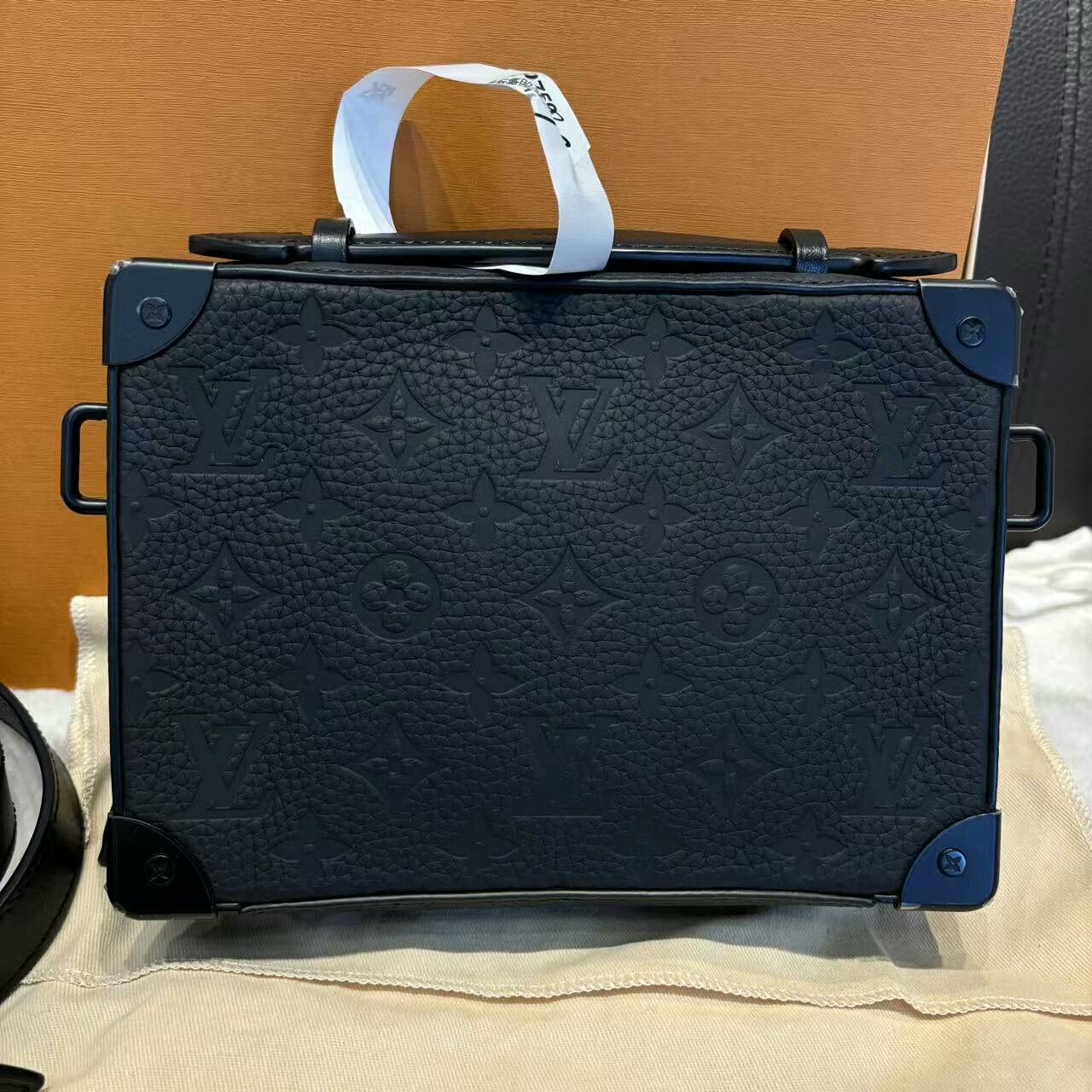 Louis Vuitton LV Black Soft Trunk Bag with Adjustable Strap Size ONE SIZE - 6 Thumbnail