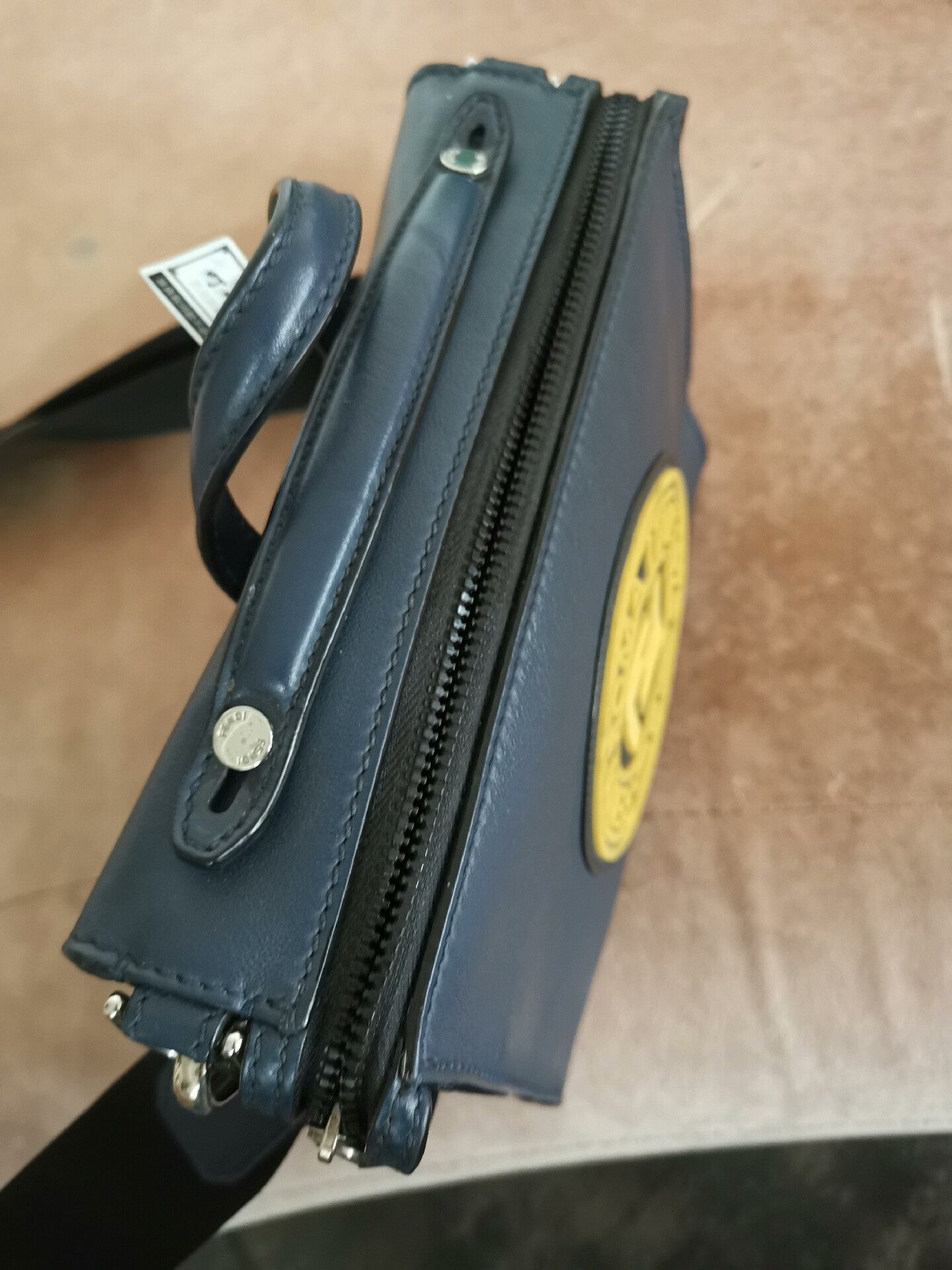 Fendi Fendi Blue and Yellow Messenger Bag Size ONE SIZE - 3 Thumbnail