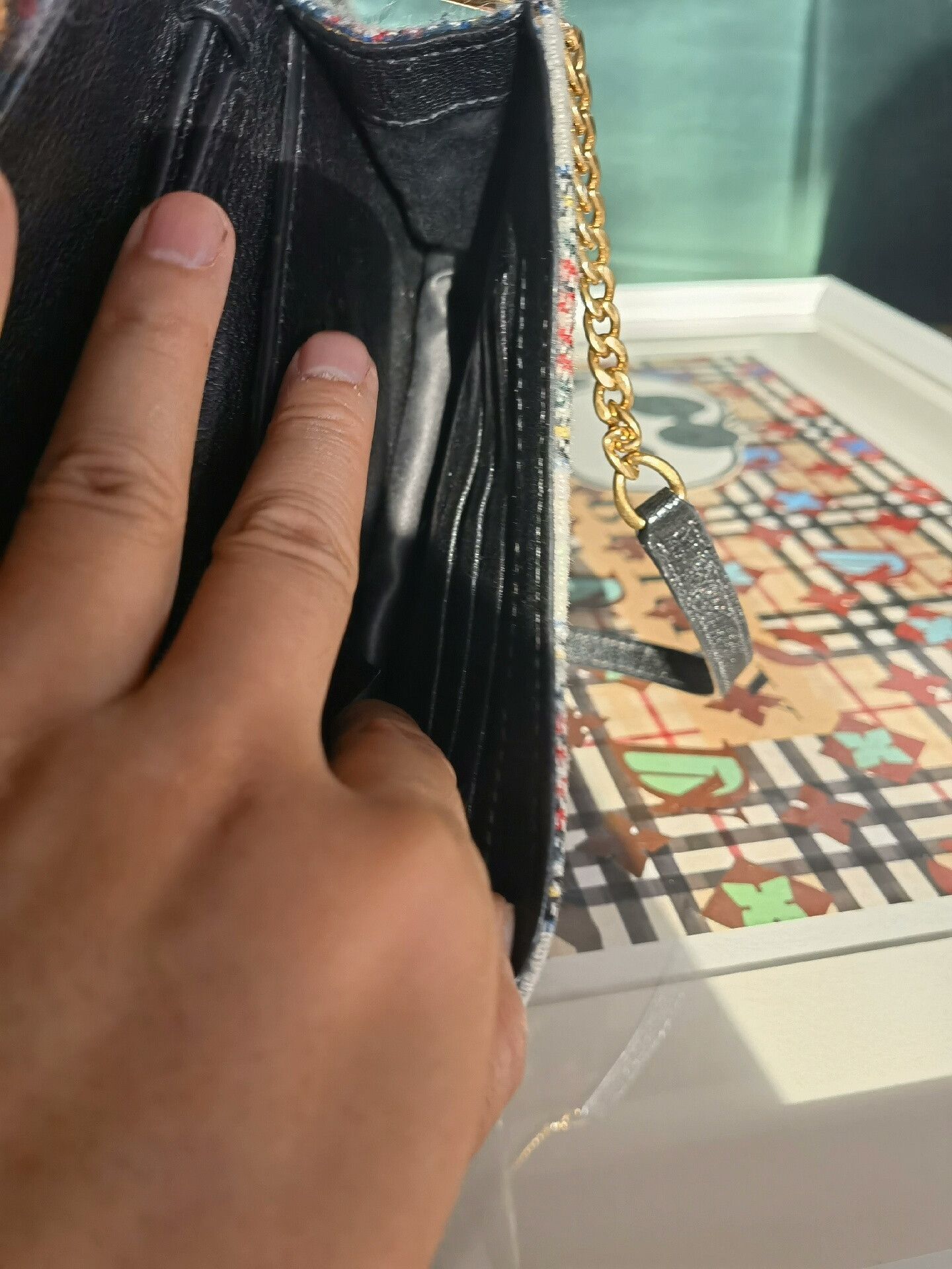 Miu Miu Miu Miu Plaid Crystal Shoulder Bag Size ONE SIZE - 6 Thumbnail