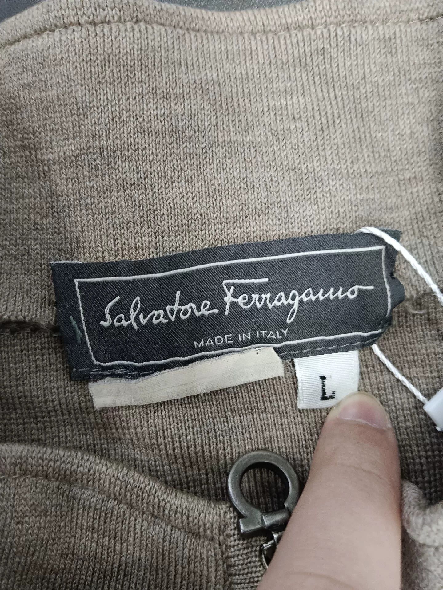 Salvage salvafove knit cardigan in light brown Size US L / EU 52-54 / 3 - 3 Thumbnail
