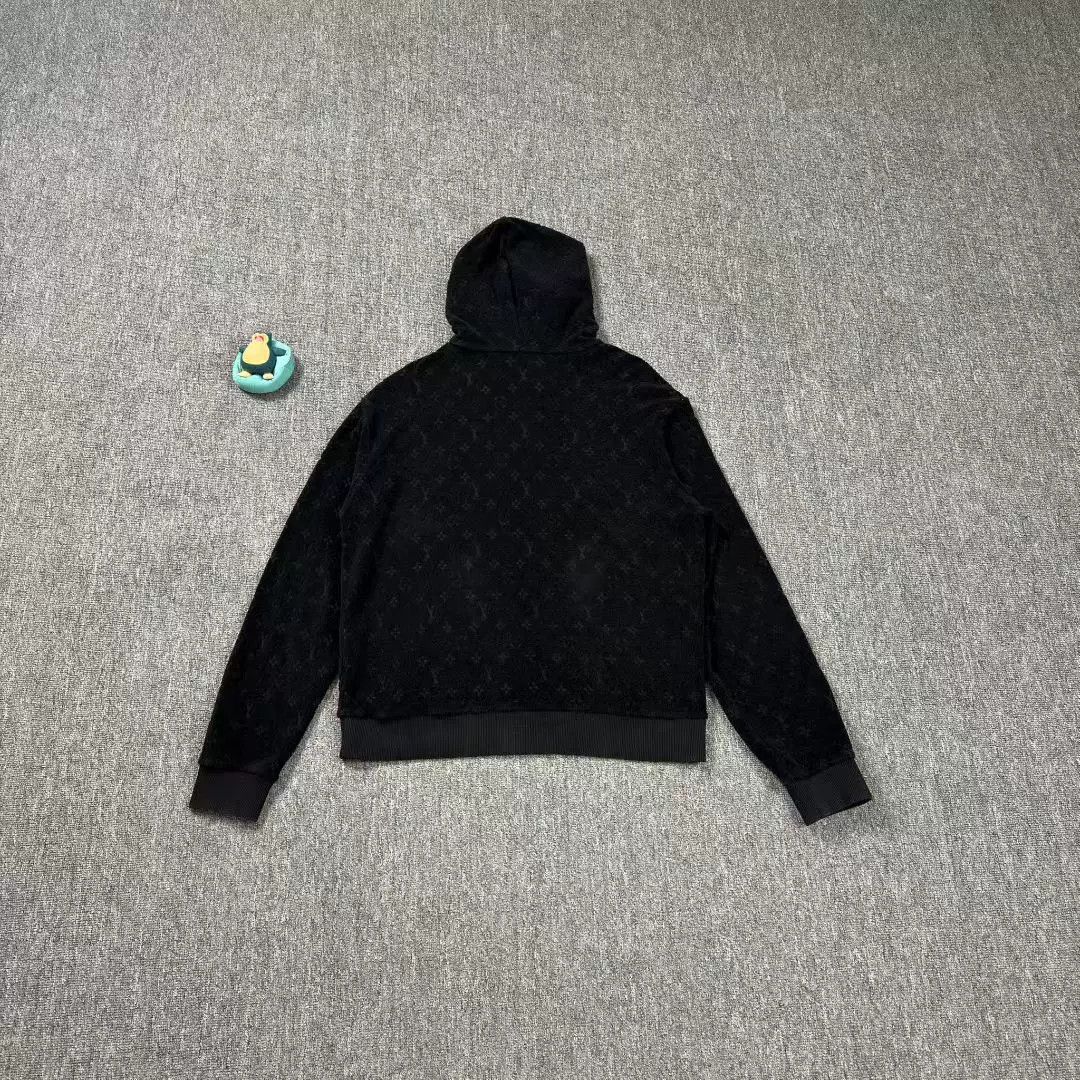 Louis Vuitton black hooded jacket with LV pattern Size US S / EU 44-46 / 1 - 2 Thumbnail