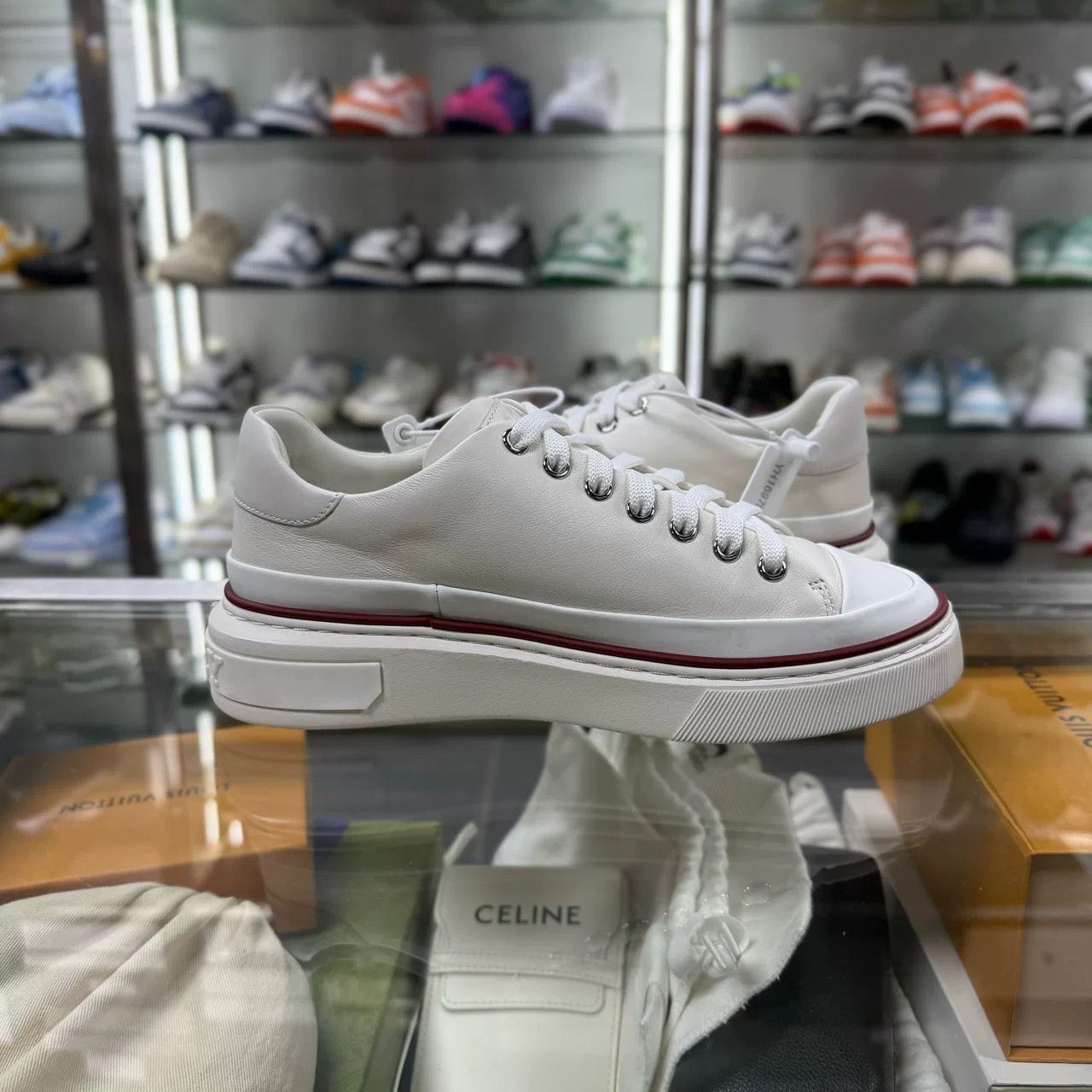Bally white canvas shoes by bally us size 6 Size US 6 / IT 36 - 5 Thumbnail