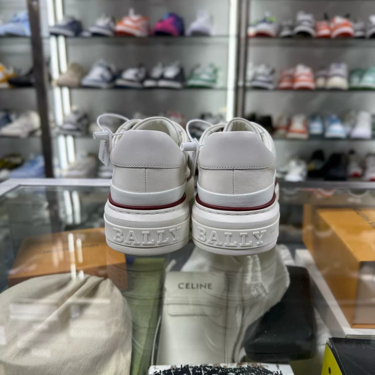Bally white canvas shoes by bally us size 6 Size US 6 / IT 36 - 6 Thumbnail