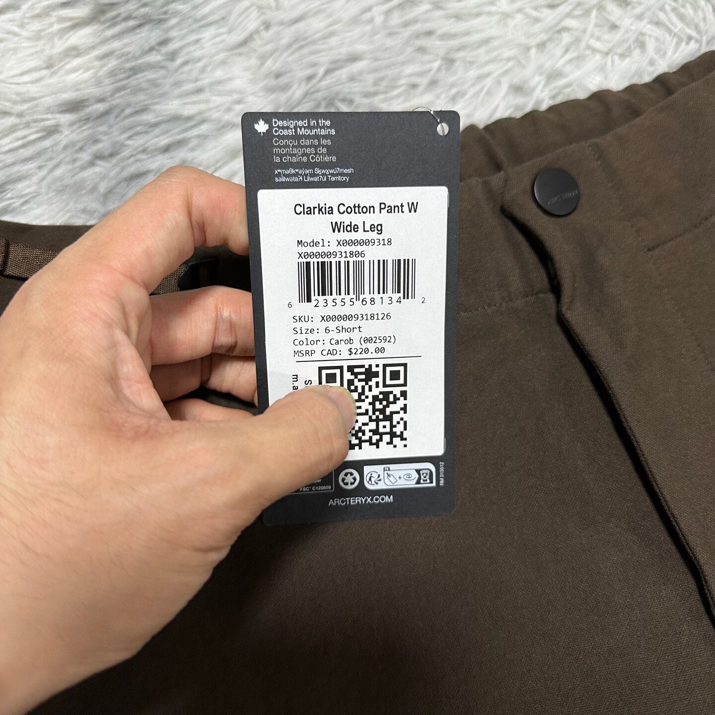Arc'teryx Arcteryx Clarkia Cotton Pants in Brown Size US 30 / EU 46 - 3 Thumbnail