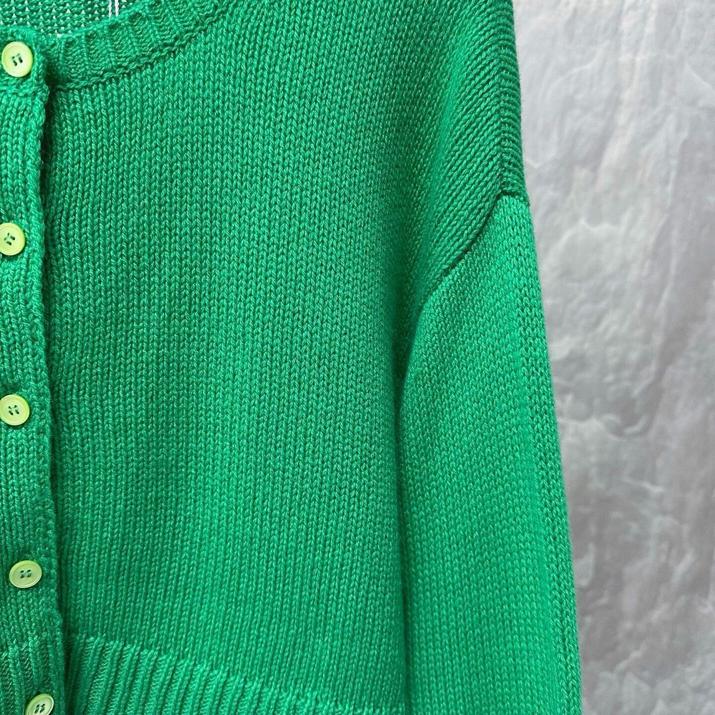 Miu Miu miumiu green wool knit cardigan Size S / US 4 / IT 40 - 3 Thumbnail