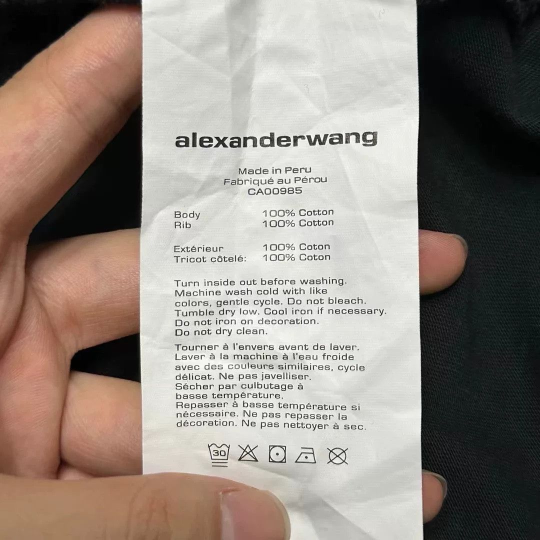 Alexander Wang alexander wang long sleeve black shirt Size US XS / EU 42 / 0 - 2 Thumbnail
