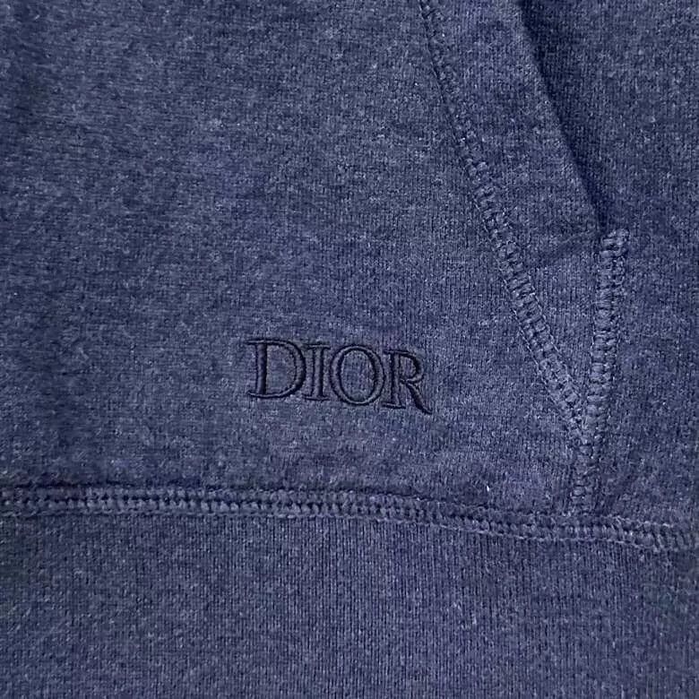 Dior dark blue Dior zip-up hooded sweatshirt Size US L / EU 52-54 / 3 - 8 Thumbnail