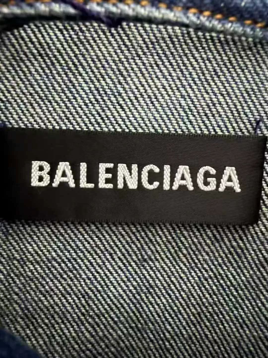 Balenciaga balenciaga blue embroidered denim jacket Size US L / EU 52-54 / 3 - 3 Thumbnail