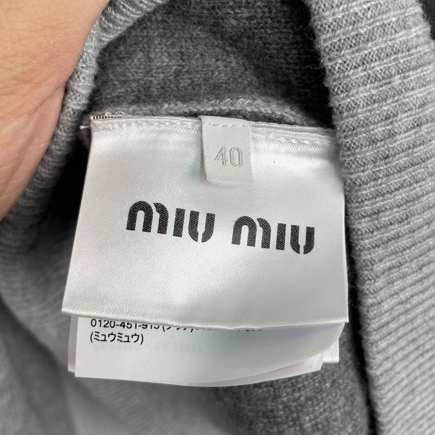 Miu Miu miumiu cashmere knit hooded jacket Size M / US 6-8 / IT 42-44 - 5 Thumbnail
