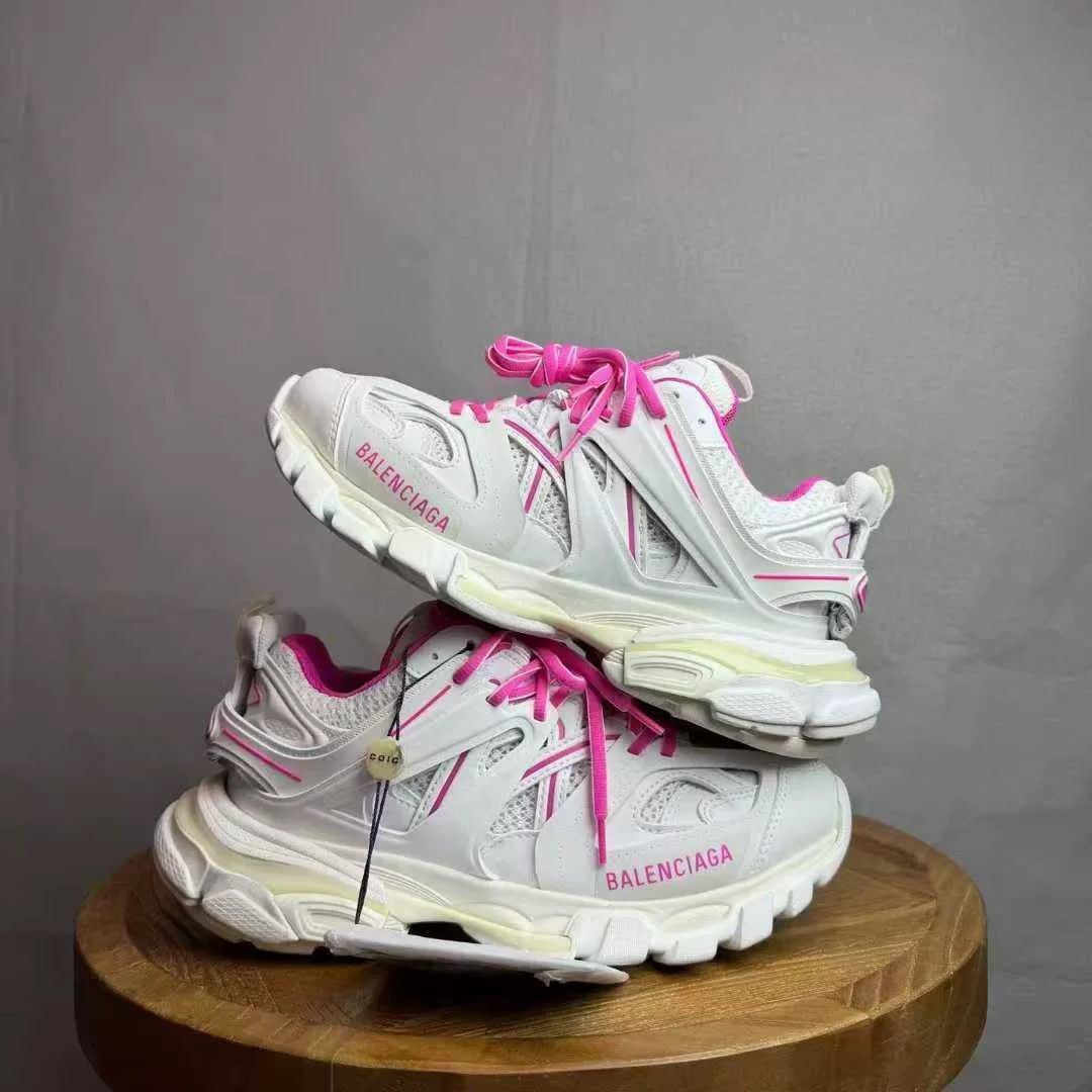 Balenciaga balenciaga track sneakers in pink and white Size US 6 / IT 36 - 4 Thumbnail