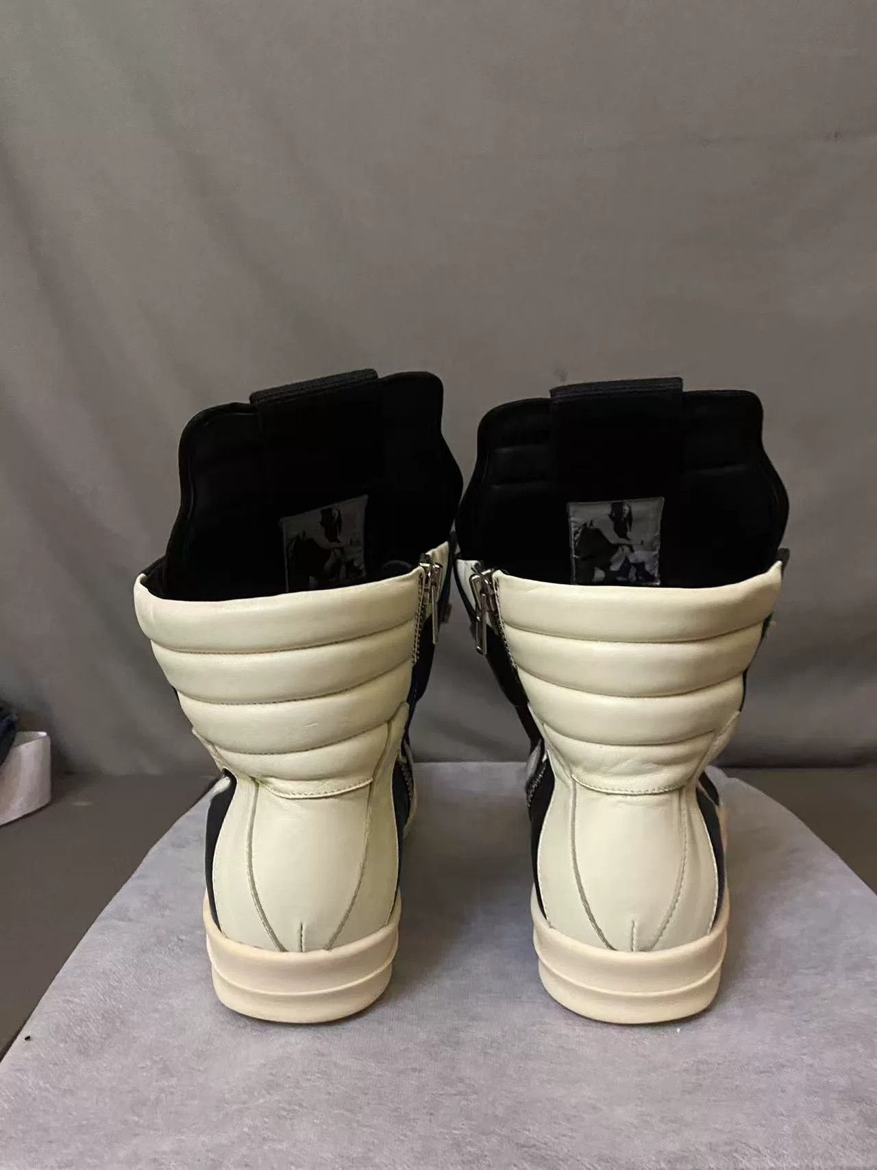 Rick Owens Rick Owens Black Leather Sneakers Size 41.5 Size US 8.5 / EU 41-42 - 4 Thumbnail