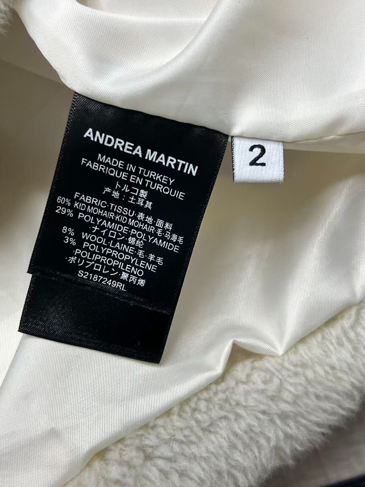 Andrea Pompilio Andrea Martin Shearling Jacket Size M / US 6-8 / IT 42-44 - 4 Thumbnail