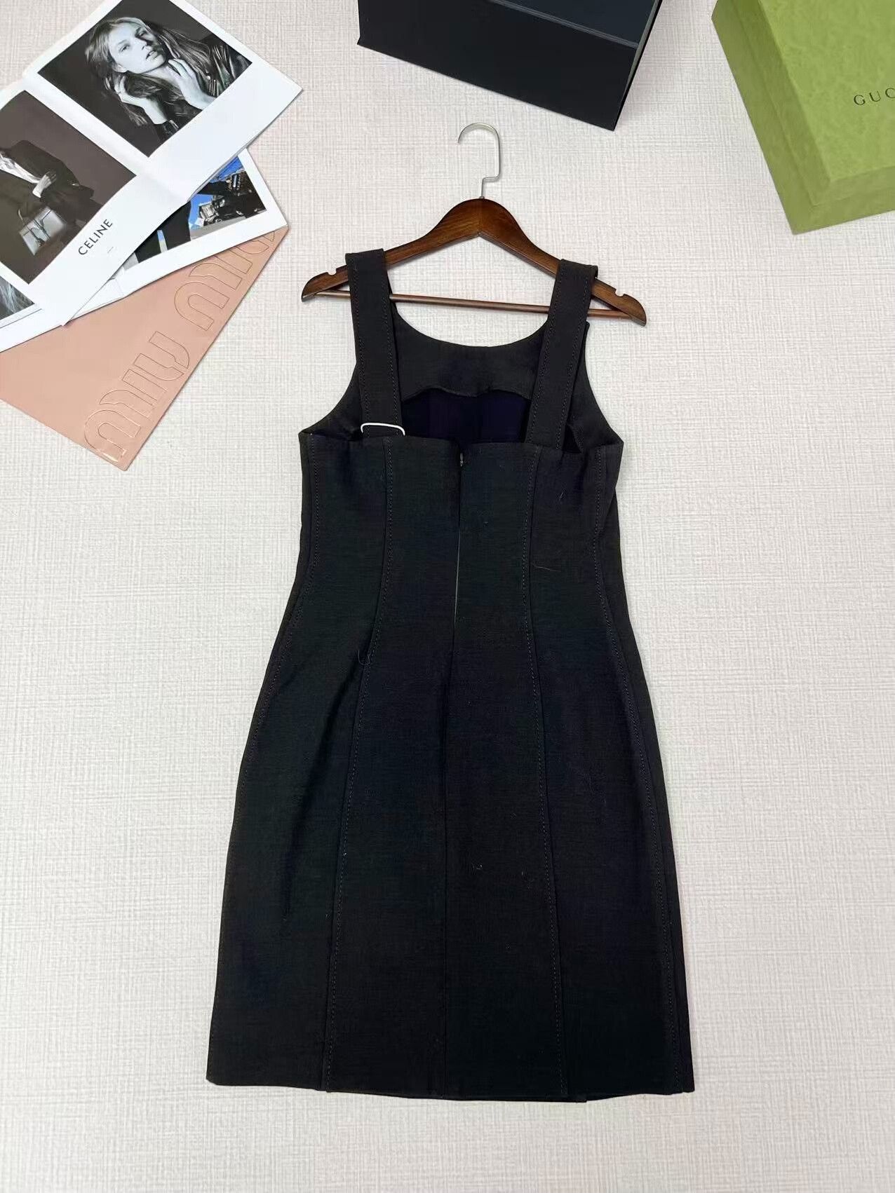 Fendi Fendi Women's Dress in Black Size M / US 6-8 / IT 42-44 - 2 Thumbnail