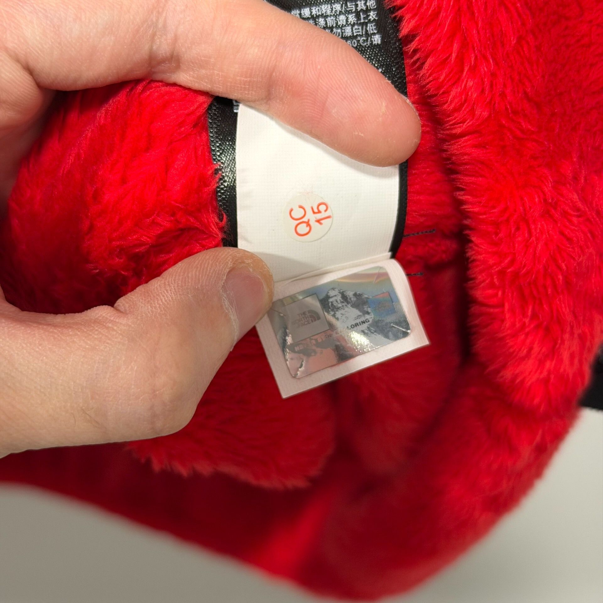 The North Face North Face Red Faux Fur Jacket XL Size US XL / EU 56 / 4 - 8 Thumbnail