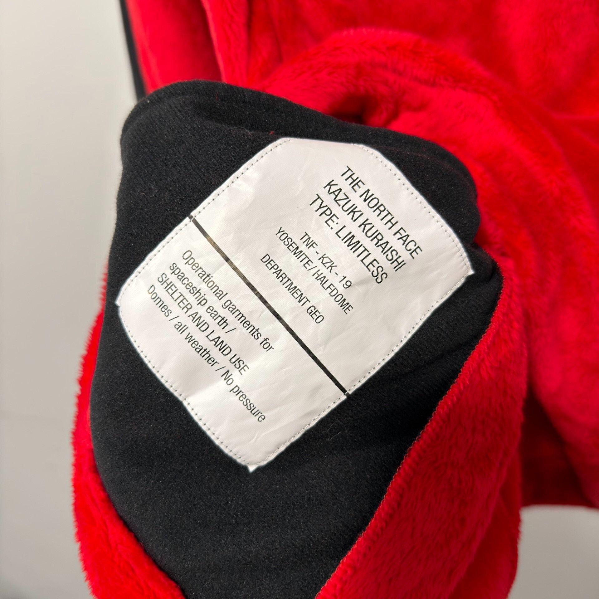 The North Face North Face Red Faux Fur Jacket XL Size US XL / EU 56 / 4 - 5 Thumbnail