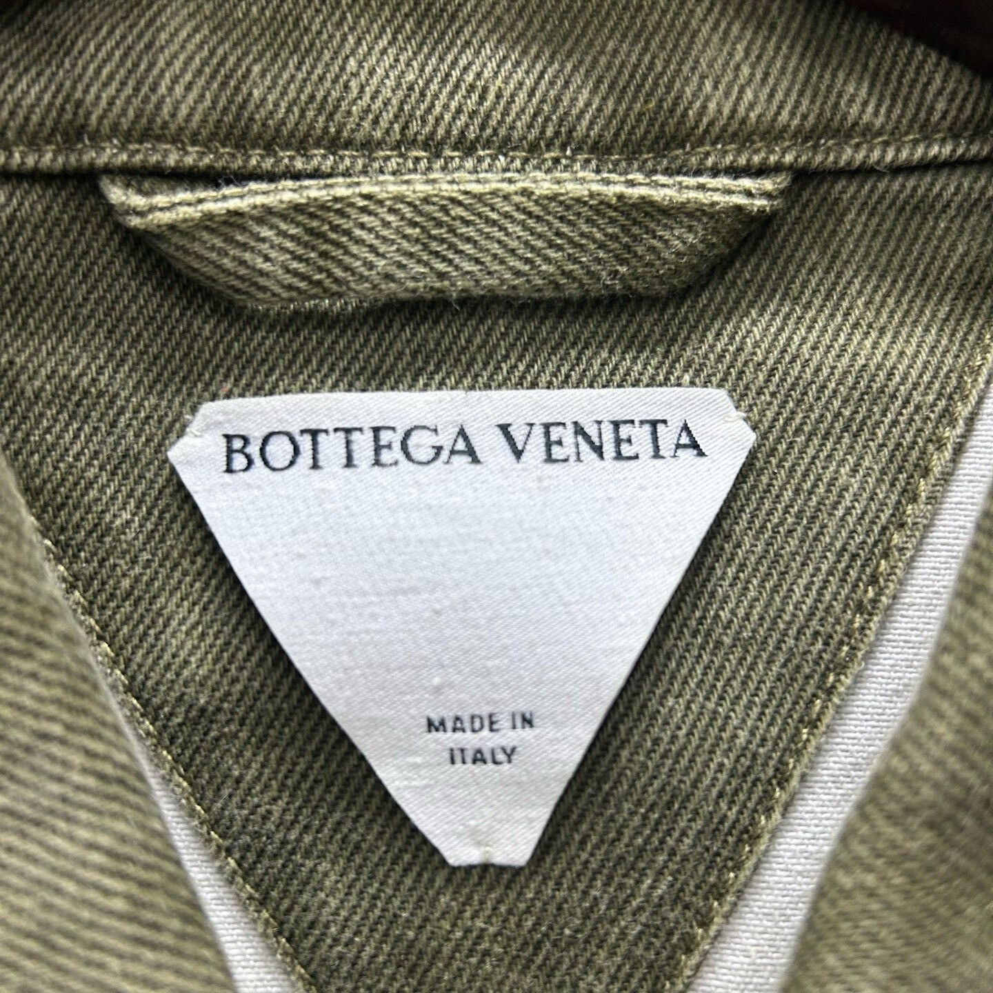 BV By Bodega BV Olive Green Denim Jacket for Men Size US M / EU 48-50 / 2 - 4 Thumbnail