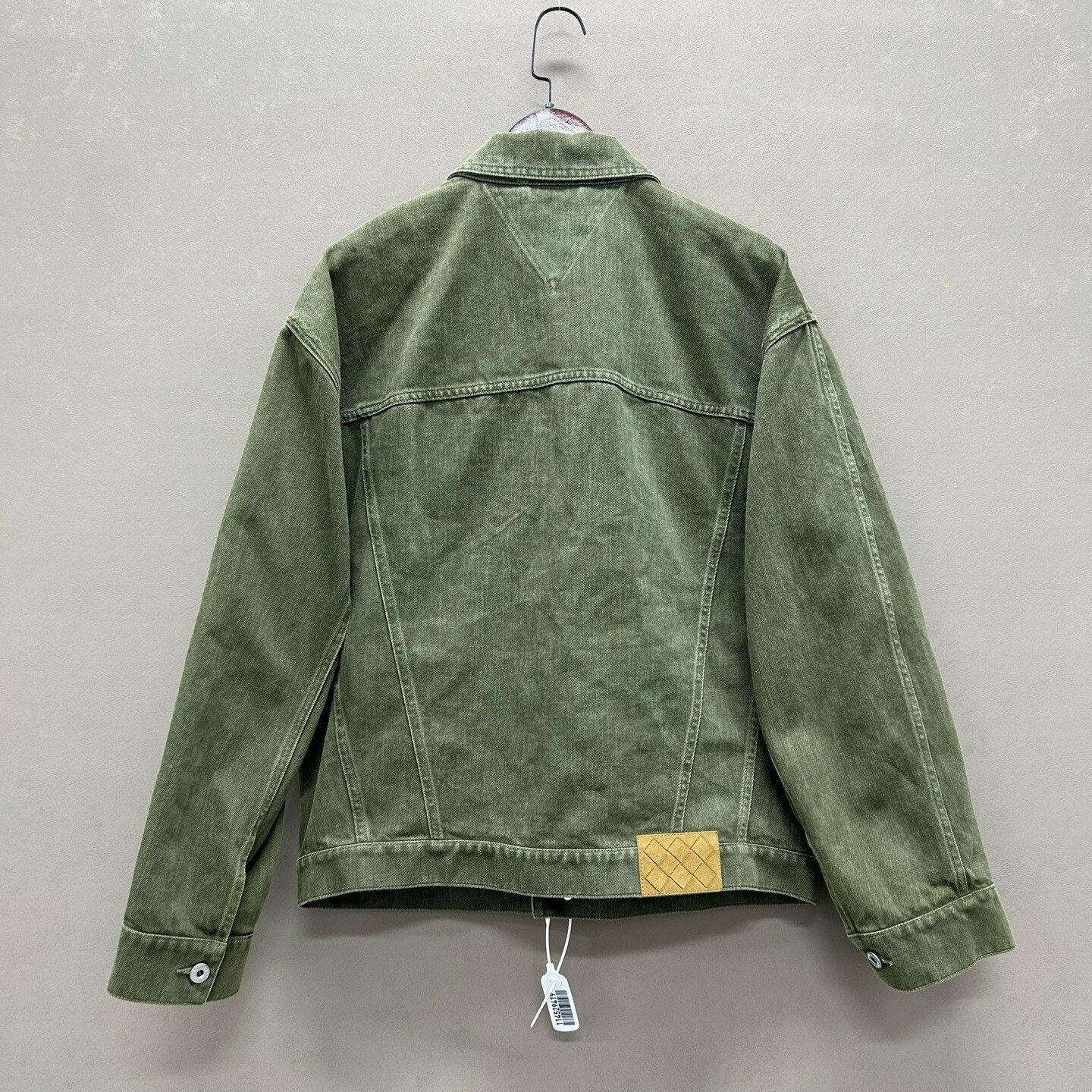 BV By Bodega BV Olive Green Denim Jacket for Men Size US M / EU 48-50 / 2 - 2 Thumbnail