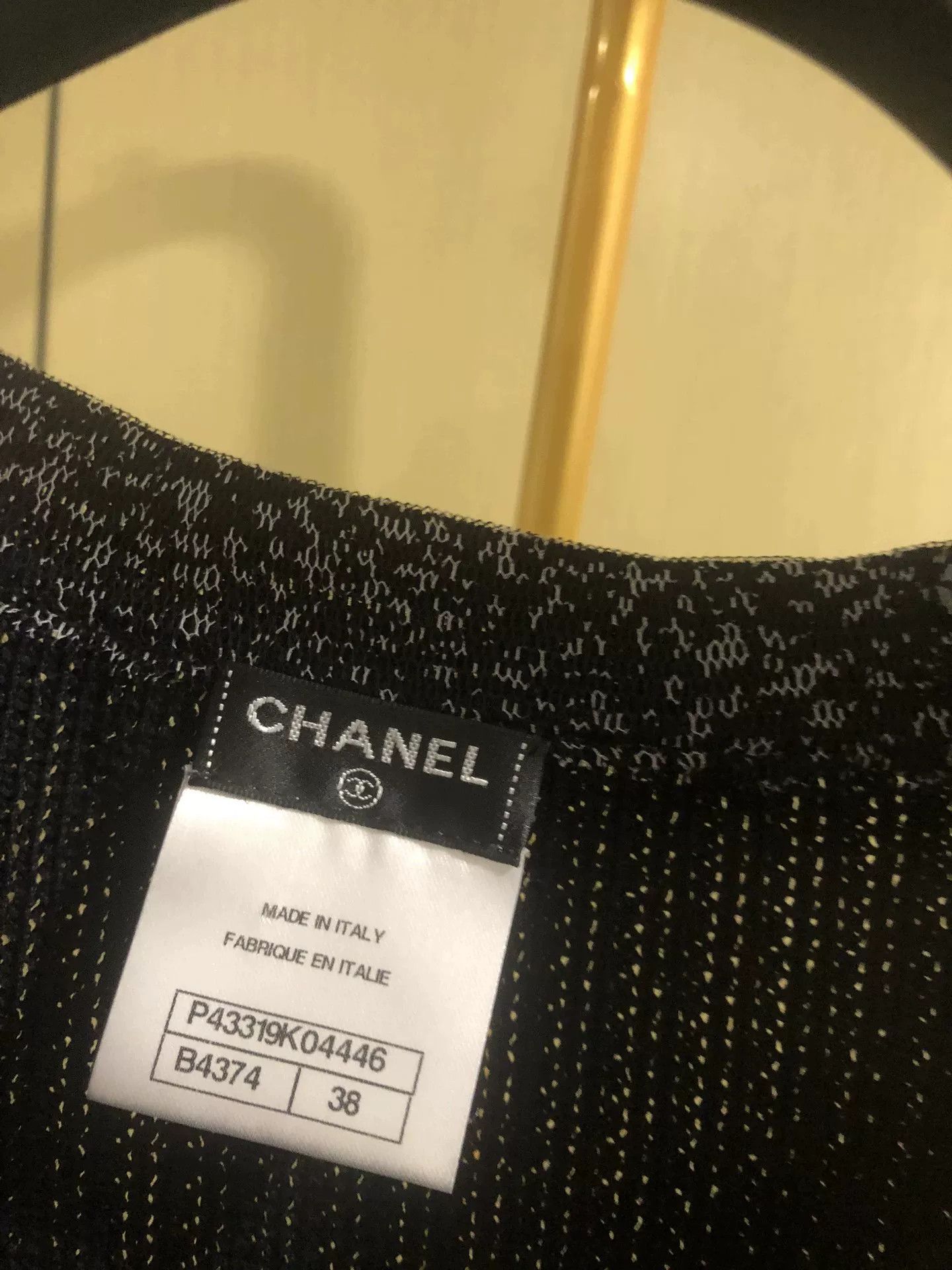 Chanel Chanel Black Dress with Lace Trim Size S / US 4 / IT 40 - 6 Thumbnail