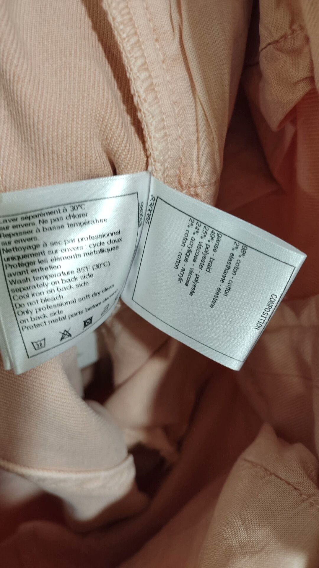 Chanel Chanel Pink Denim Pants with Tags Size 27" / US 4 / IT 40 - 6 Thumbnail