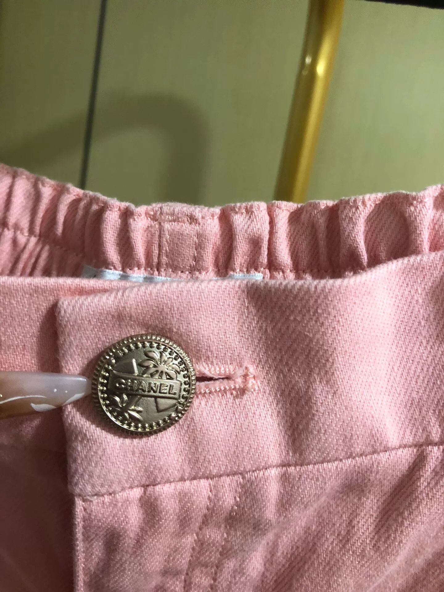 Chanel Chanel Pink Denim Pants with Stains Size 36" / US 14 / IT 50 - 3 Thumbnail