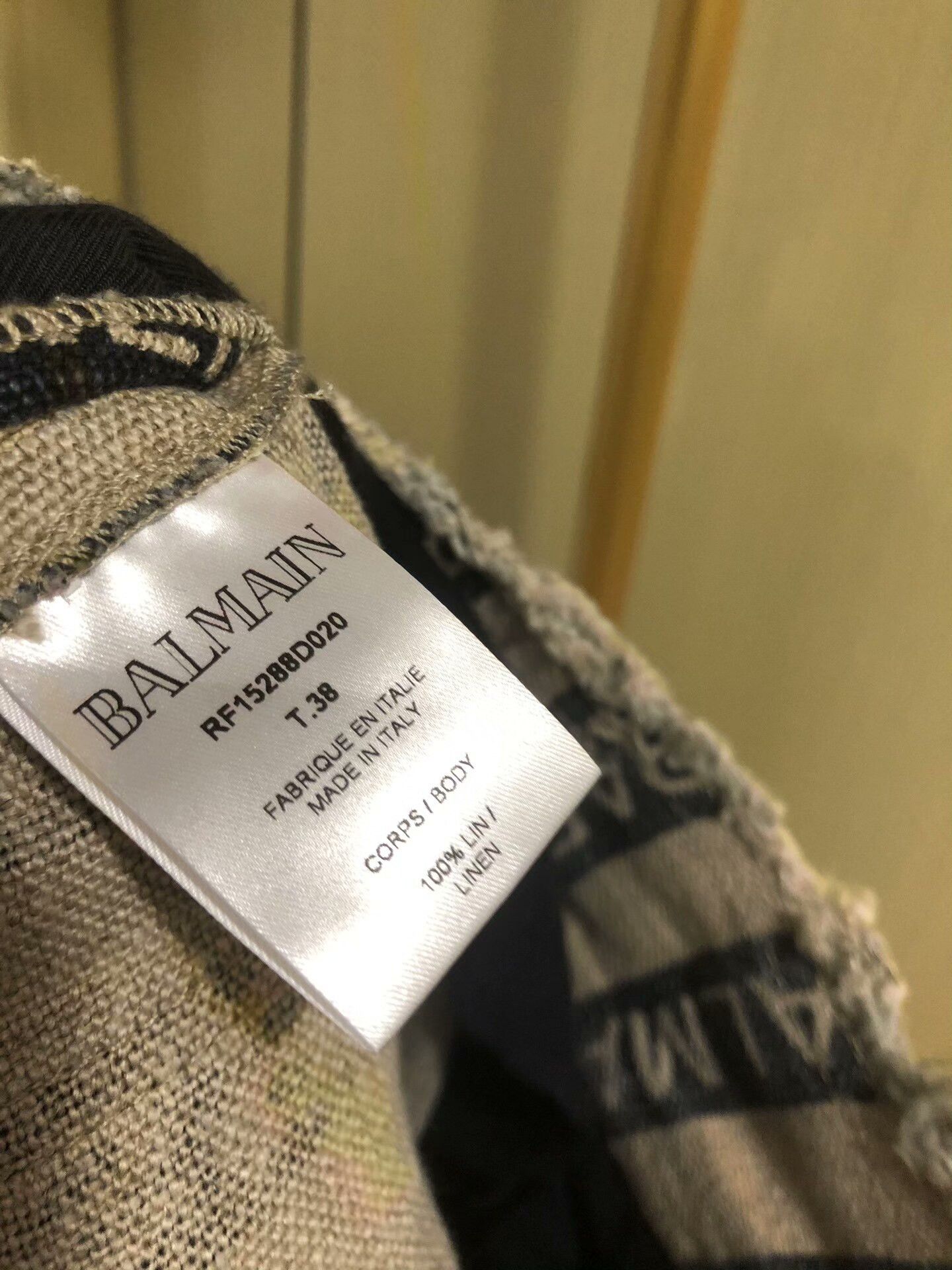 Balmain Balmain Logo Design Denim Pants Size US 26 / EU 42 - 5 Thumbnail