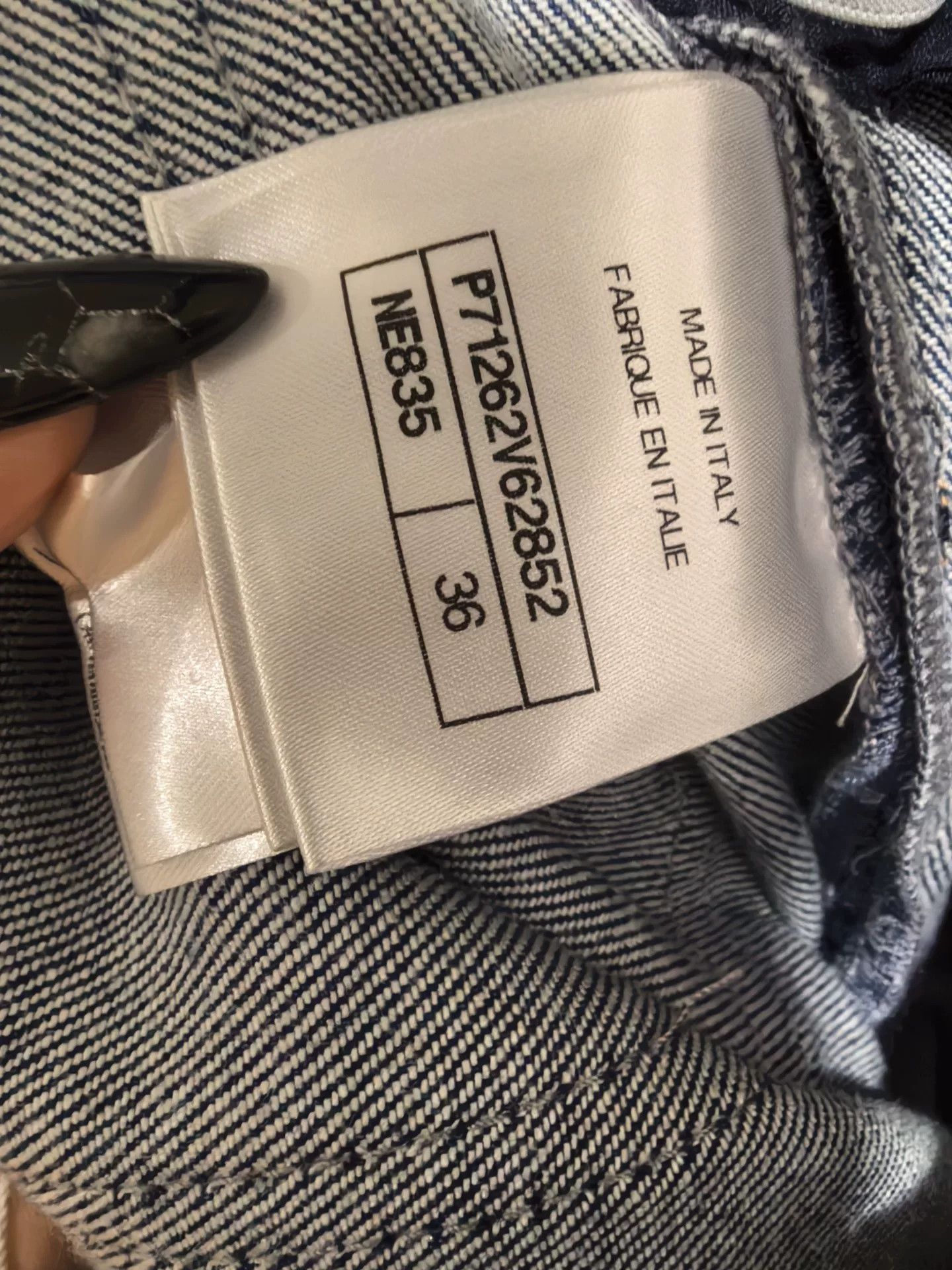 Chanel Chanel Logo Camellia Denim Pants Size 36 Size 36" / US 14 / IT 50 - 3 Thumbnail