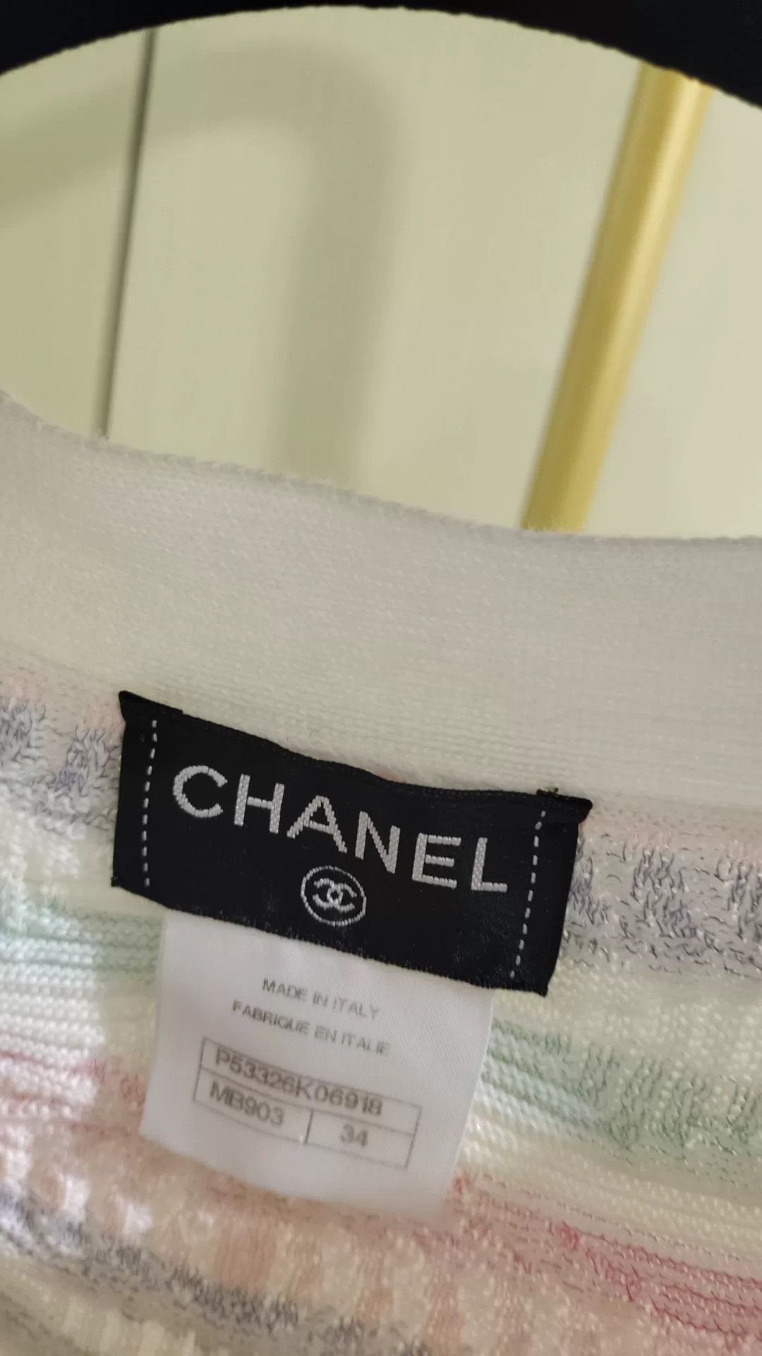 Chanel Chanel Rainbow Stripe Knit Dress Size M / US 6-8 / IT 42-44 - 4 Thumbnail