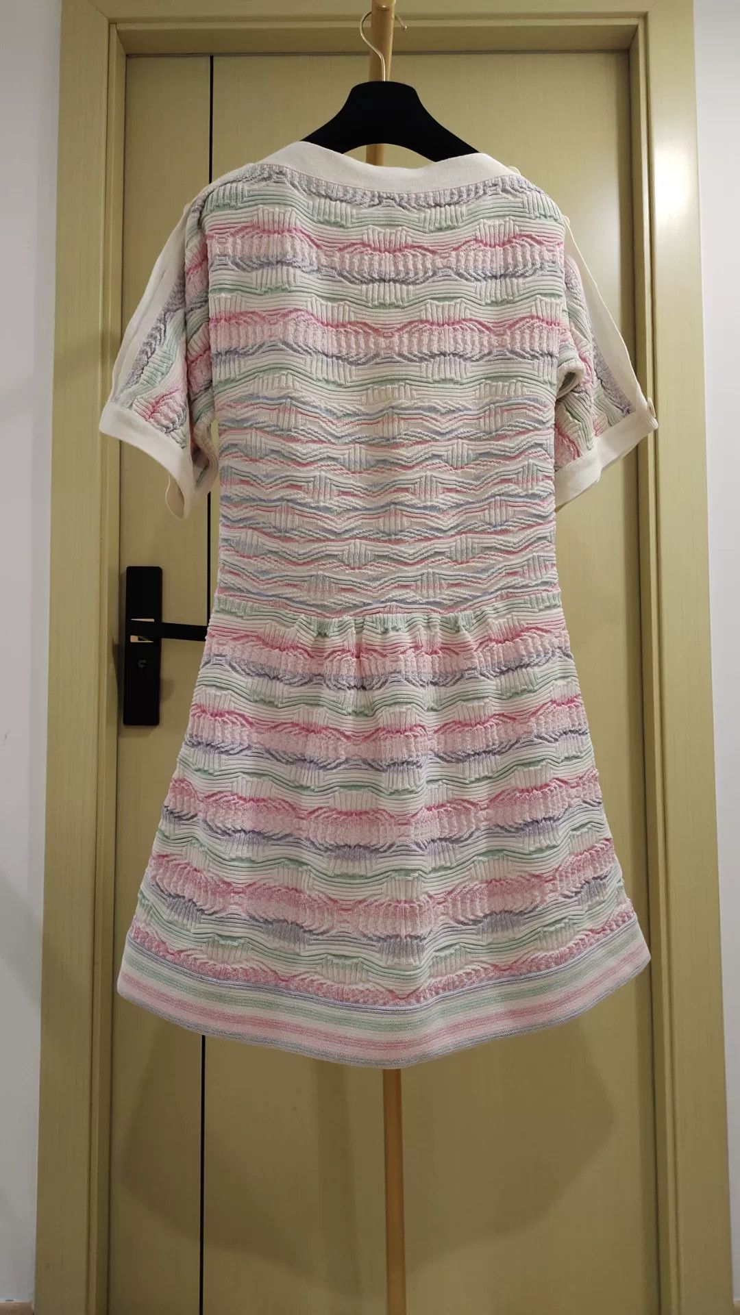 Chanel Chanel Rainbow Stripe Knit Dress Size M / US 6-8 / IT 42-44 - 2 Thumbnail
