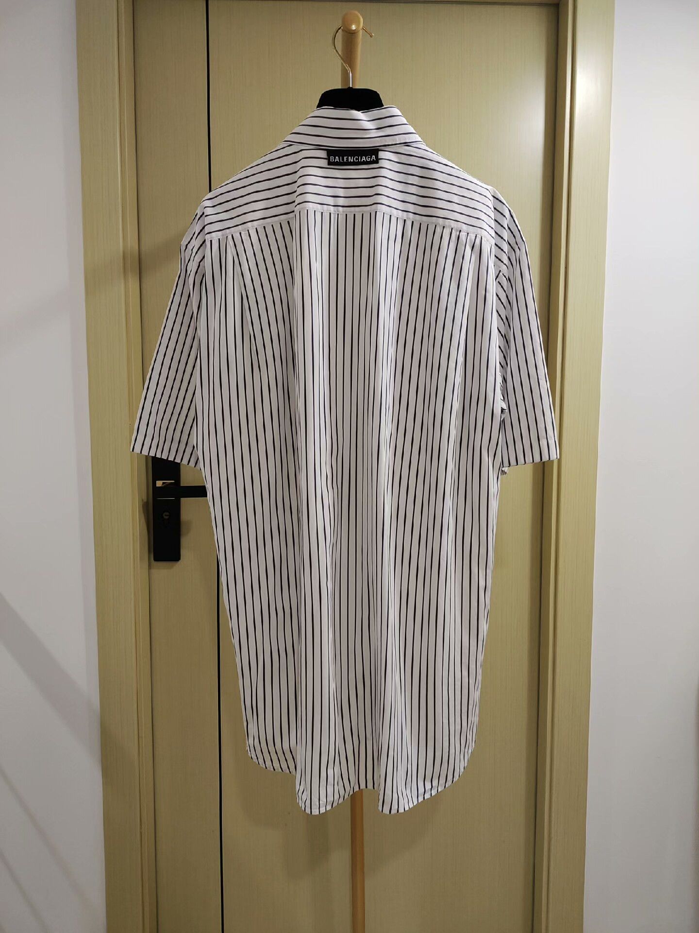 Balenciaga Balenciaga Striped Short Sleeve Top Size US M / EU 48-50 / 2 - 2 Thumbnail