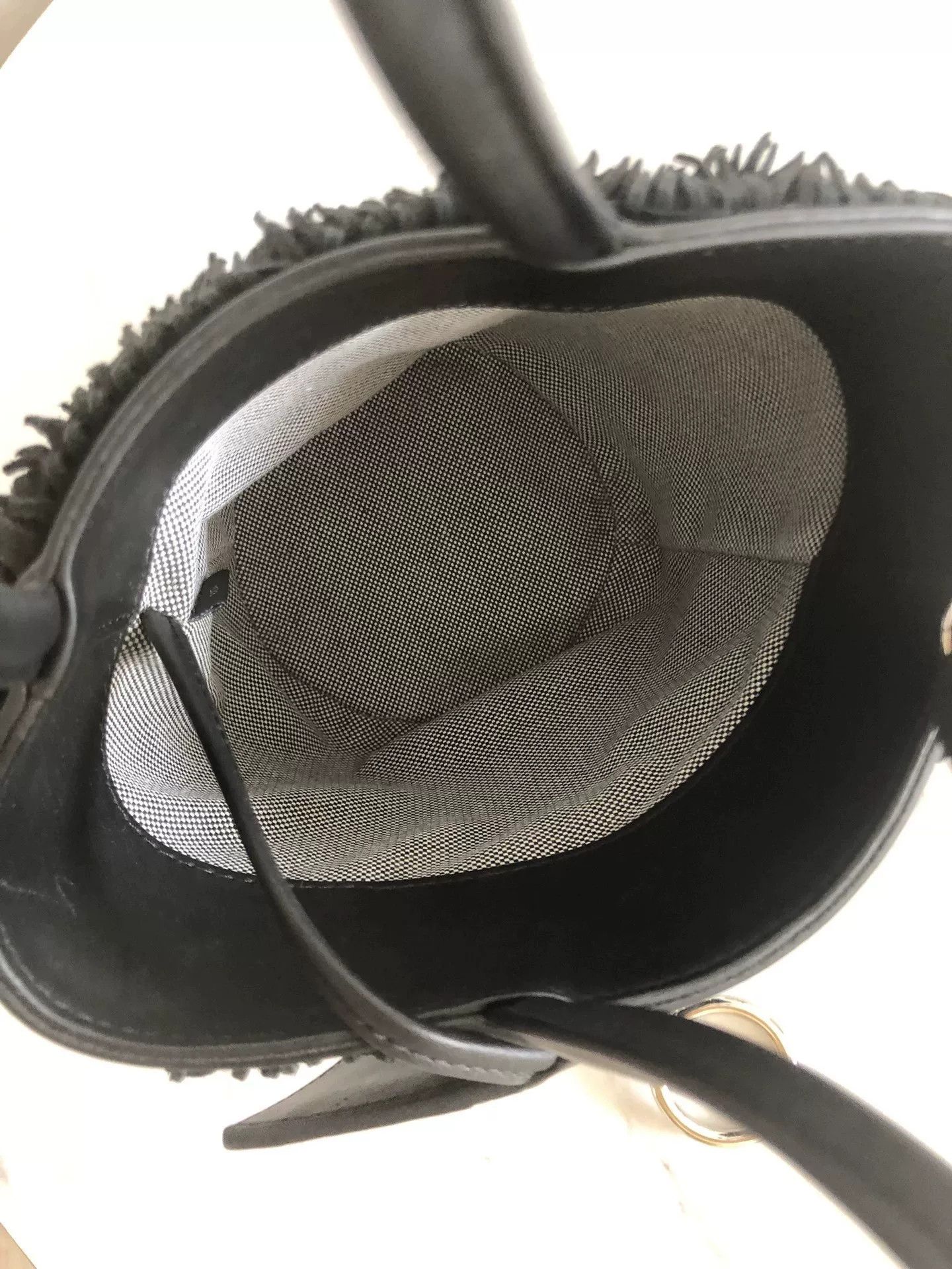 Alexander Wang Alexander Wang Black Fringe Bucket Bag Size ONE SIZE - 3 Thumbnail