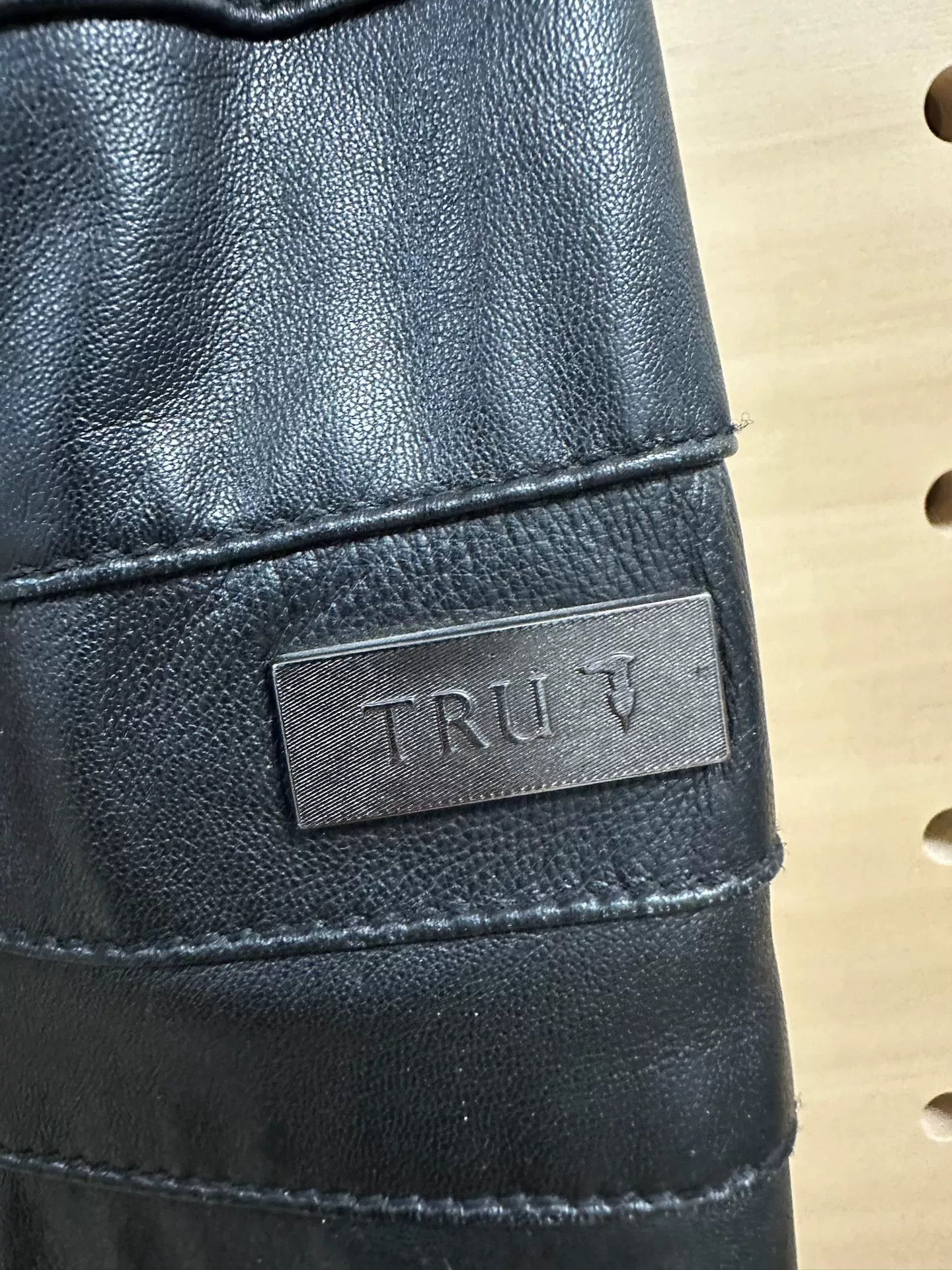 Trussardi Trussardi Black Leather Jacket for Men Size US M / EU 48-50 / 2 - 4 Thumbnail