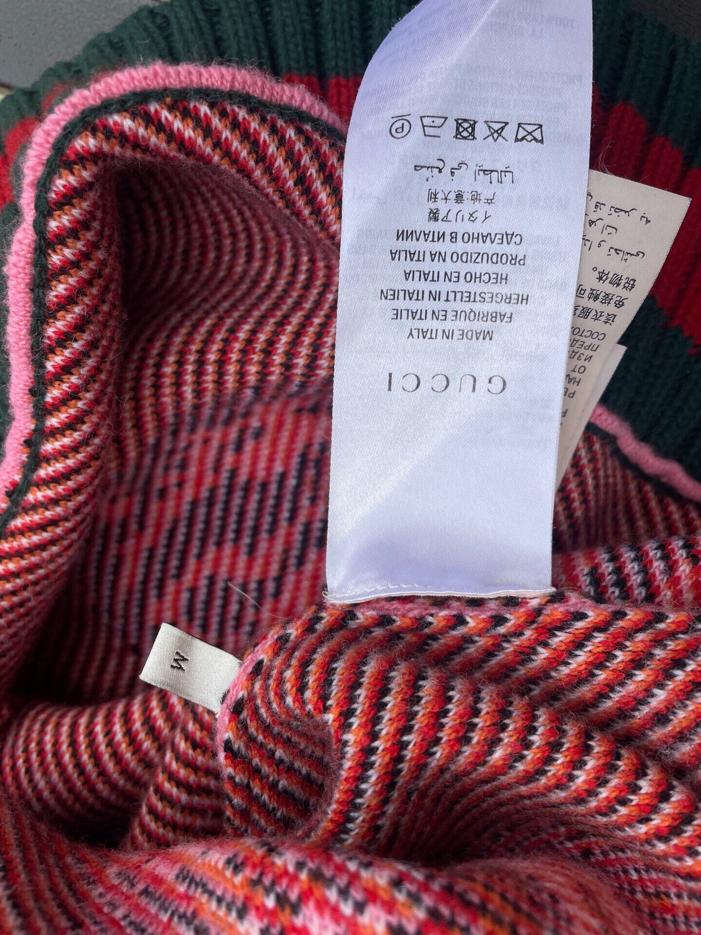 Gucci Gucci Cardigan Sweater in Striped Design Size XS / US 0-2 / IT 36-38 - 5 Thumbnail
