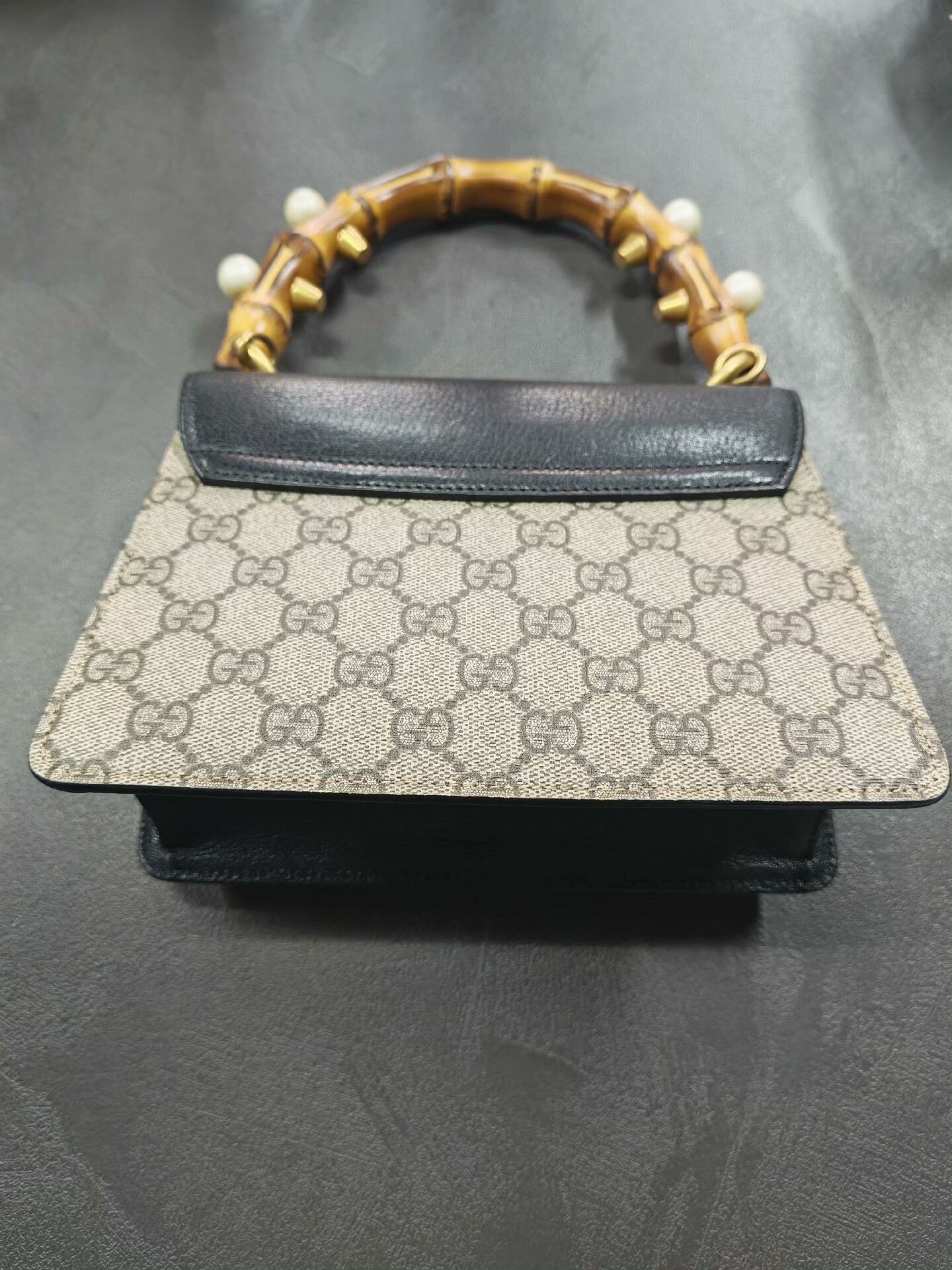 Gucci Gucci Bamboo Handbag in Beige Size ONE SIZE - 2 Thumbnail