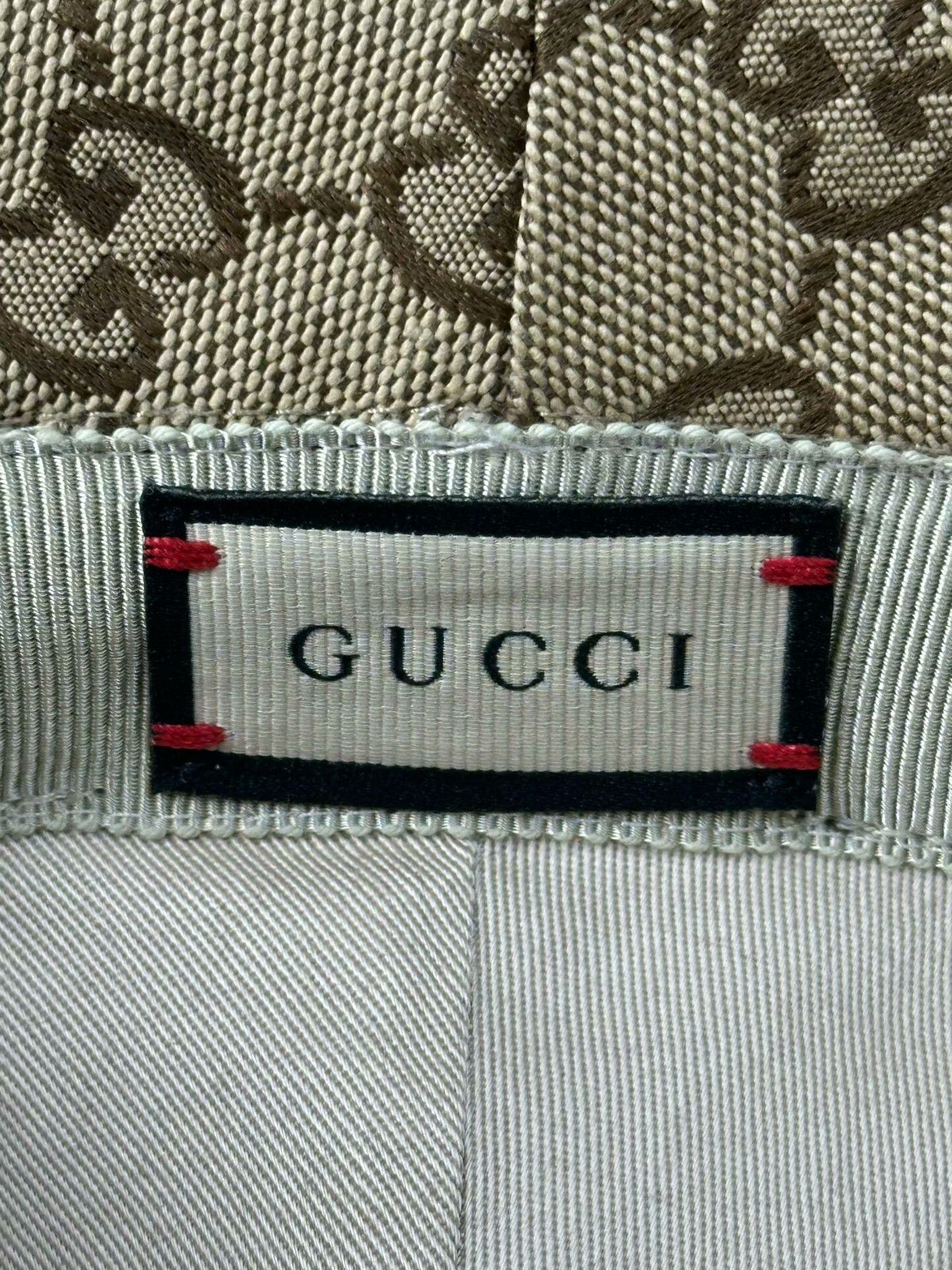 Gucci Gucci Brown Double G Logo Fisherman Hat Size ONE SIZE - 5 Thumbnail