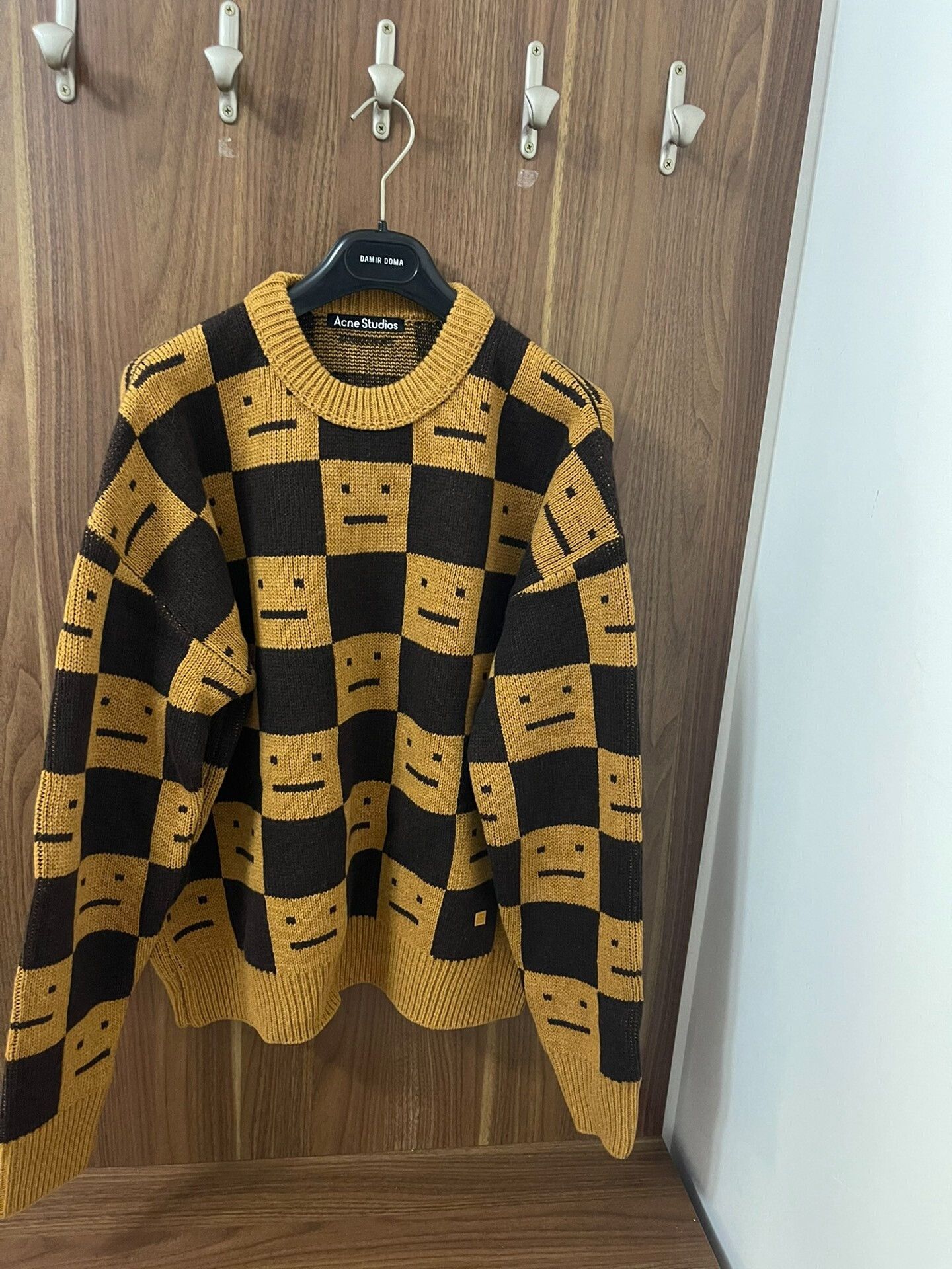 Acne Studios Acne Studios Checkered Knit Sweater Size XS / US 0-2 / IT 36-38 - 3 Thumbnail